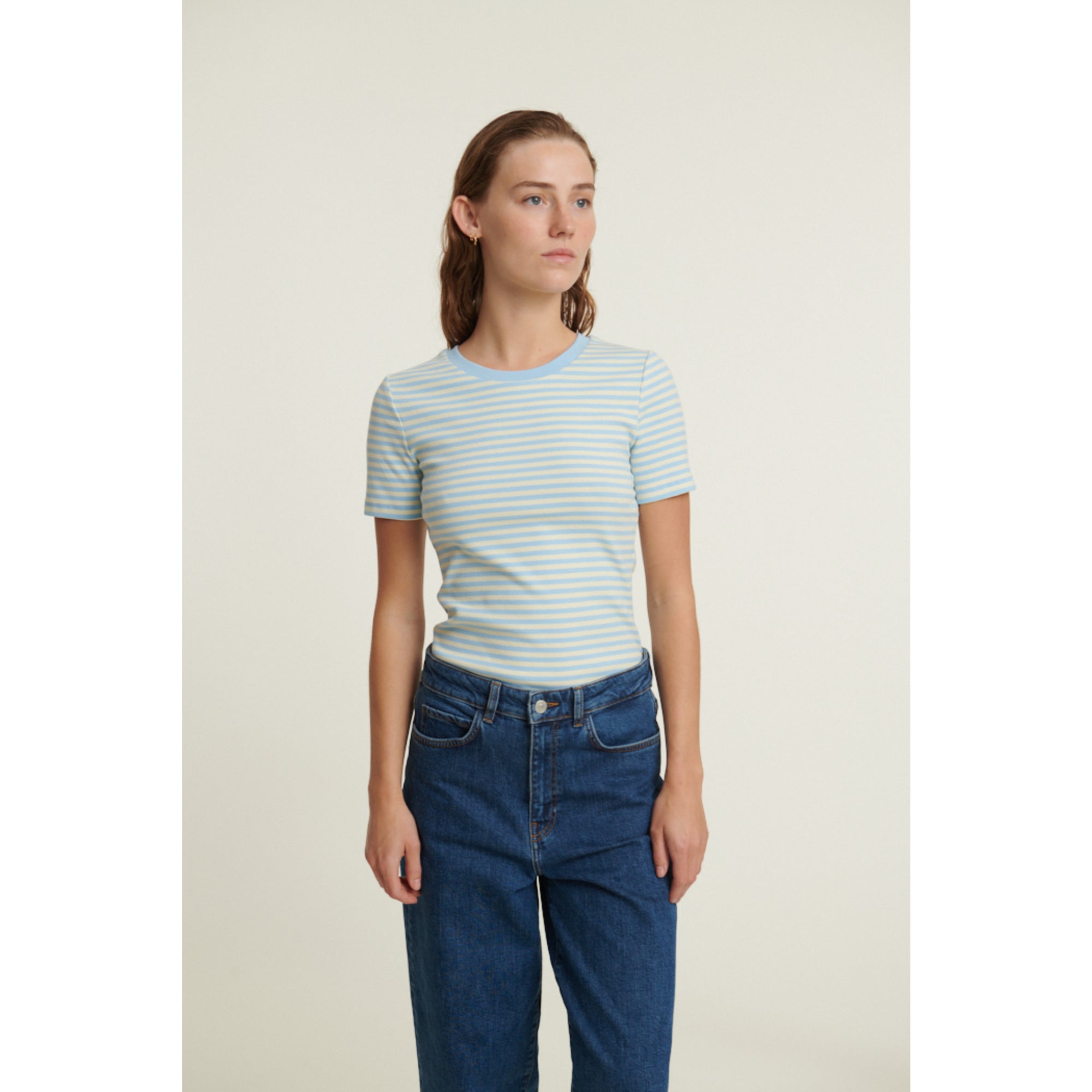 Ludmilla T-Shirt mit Rundhalsausschnitt aus Bio-Baumwolle
