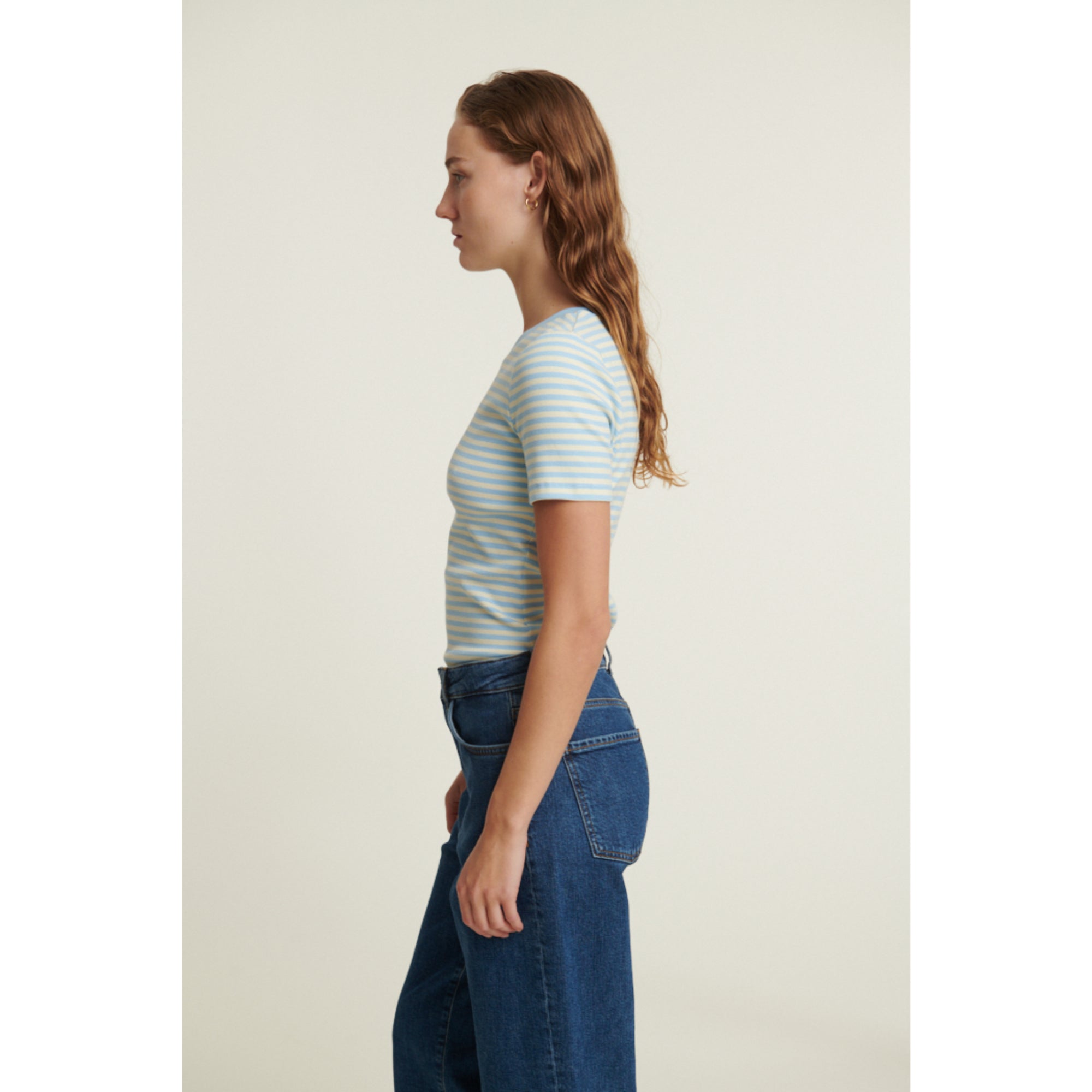 Ludmilla T-Shirt mit Rundhalsausschnitt aus Bio-Baumwolle