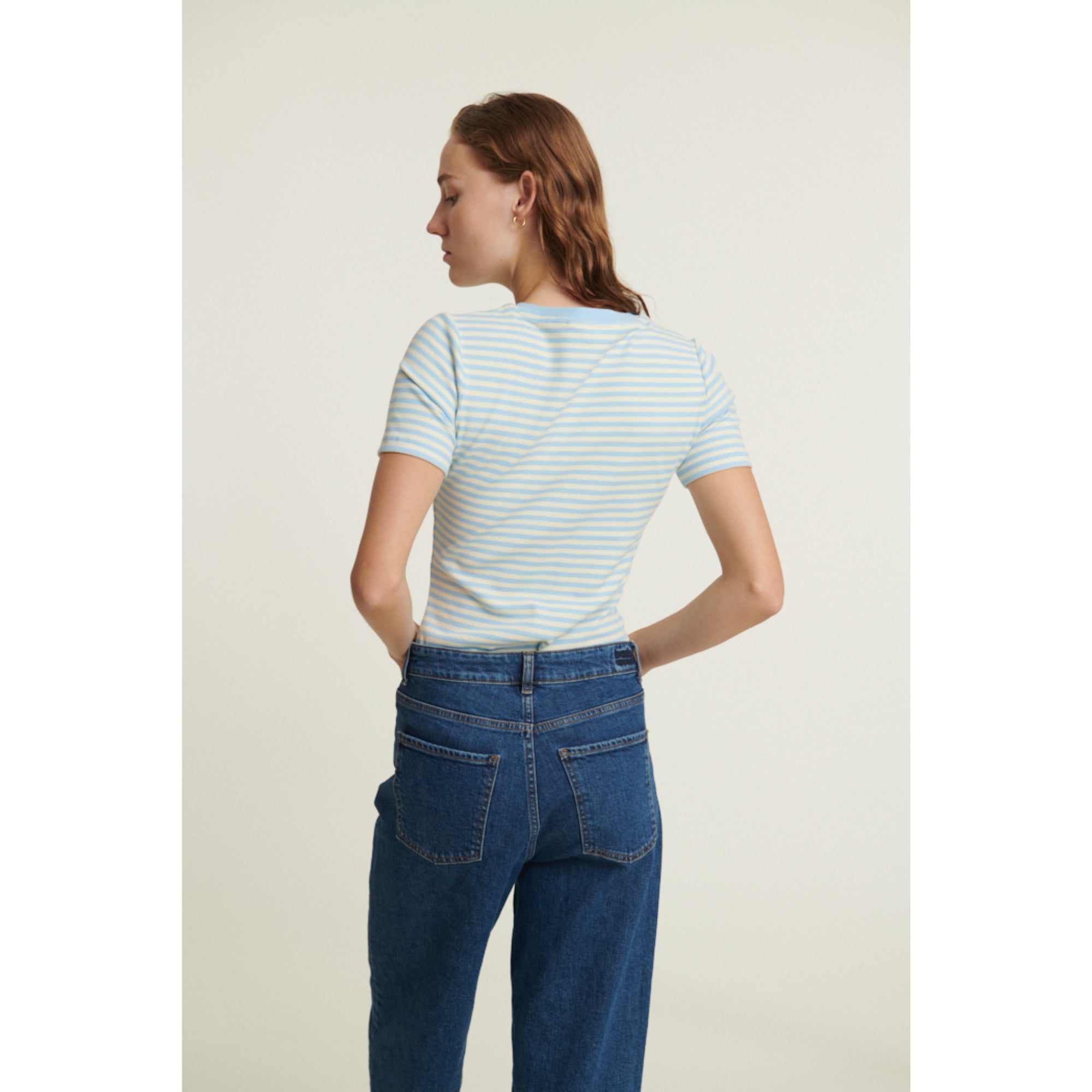 Ludmilla T-Shirt mit Rundhalsausschnitt aus Bio-Baumwolle