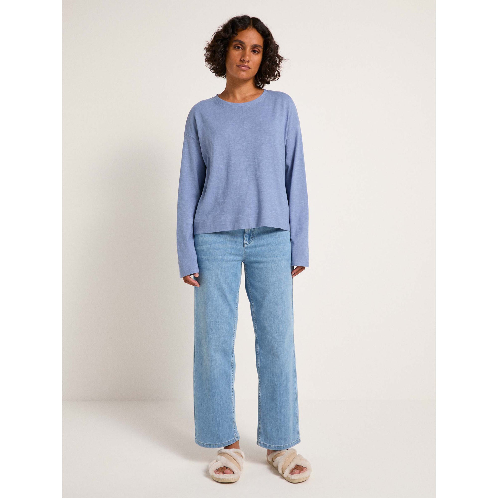 Rundhalsshirt LOOSE FIT aus Bio-Baumwolle