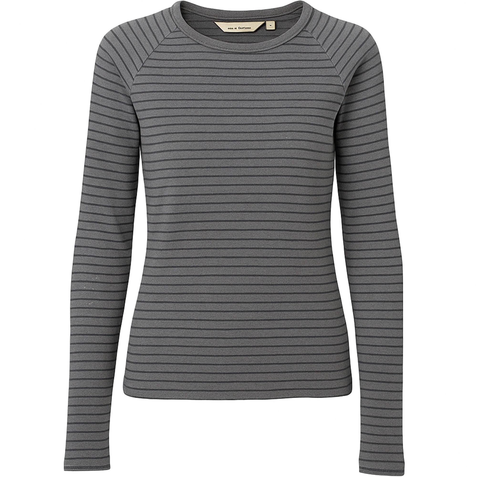 Langarmshirt ARENSE mit Lochmuster aus Bio-Baumwolle