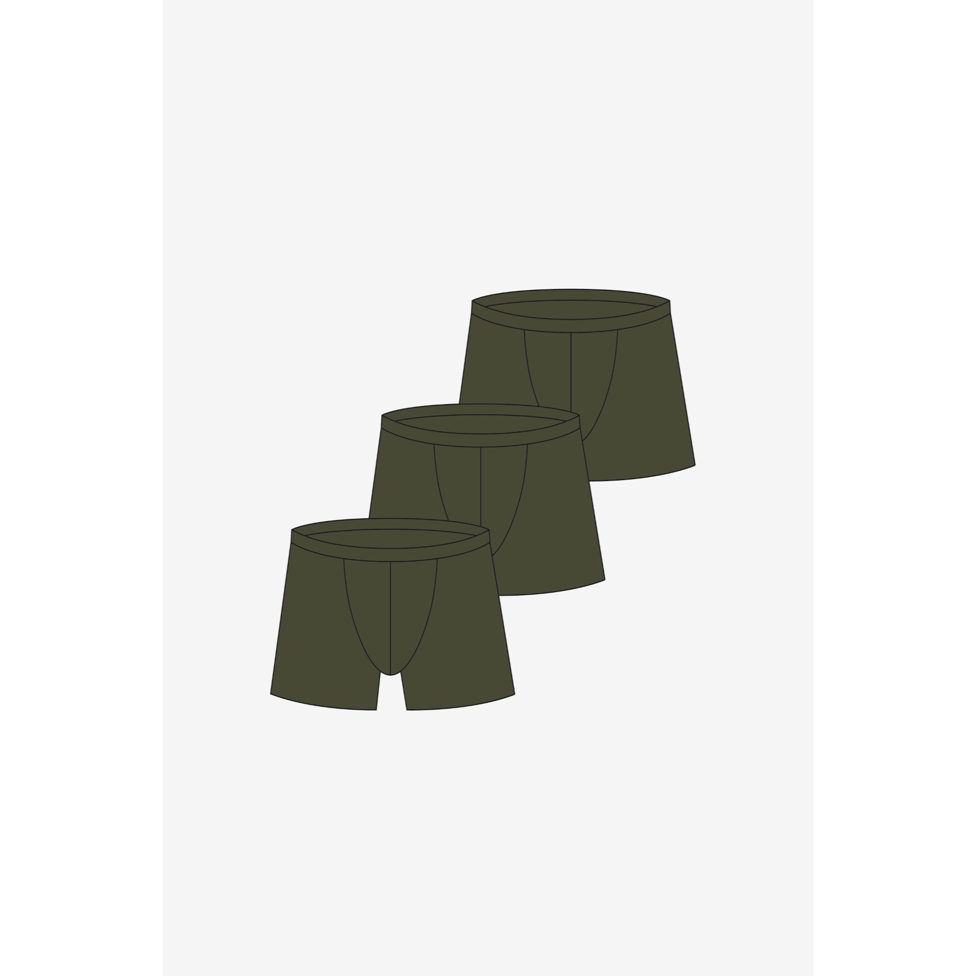 3-Pack Boxershorts BRIEF aus Bio-Baumwolle
