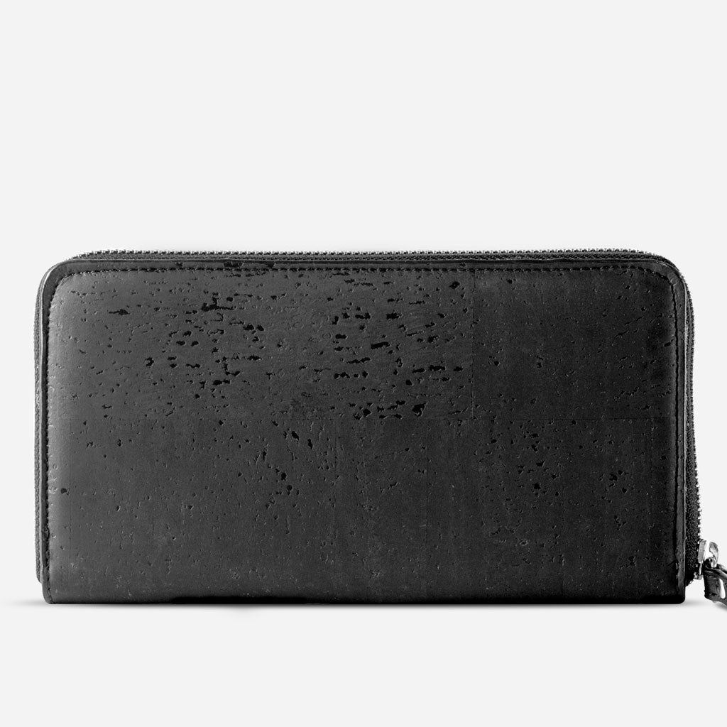 Portemonnaie Lang BLACK aus Kork