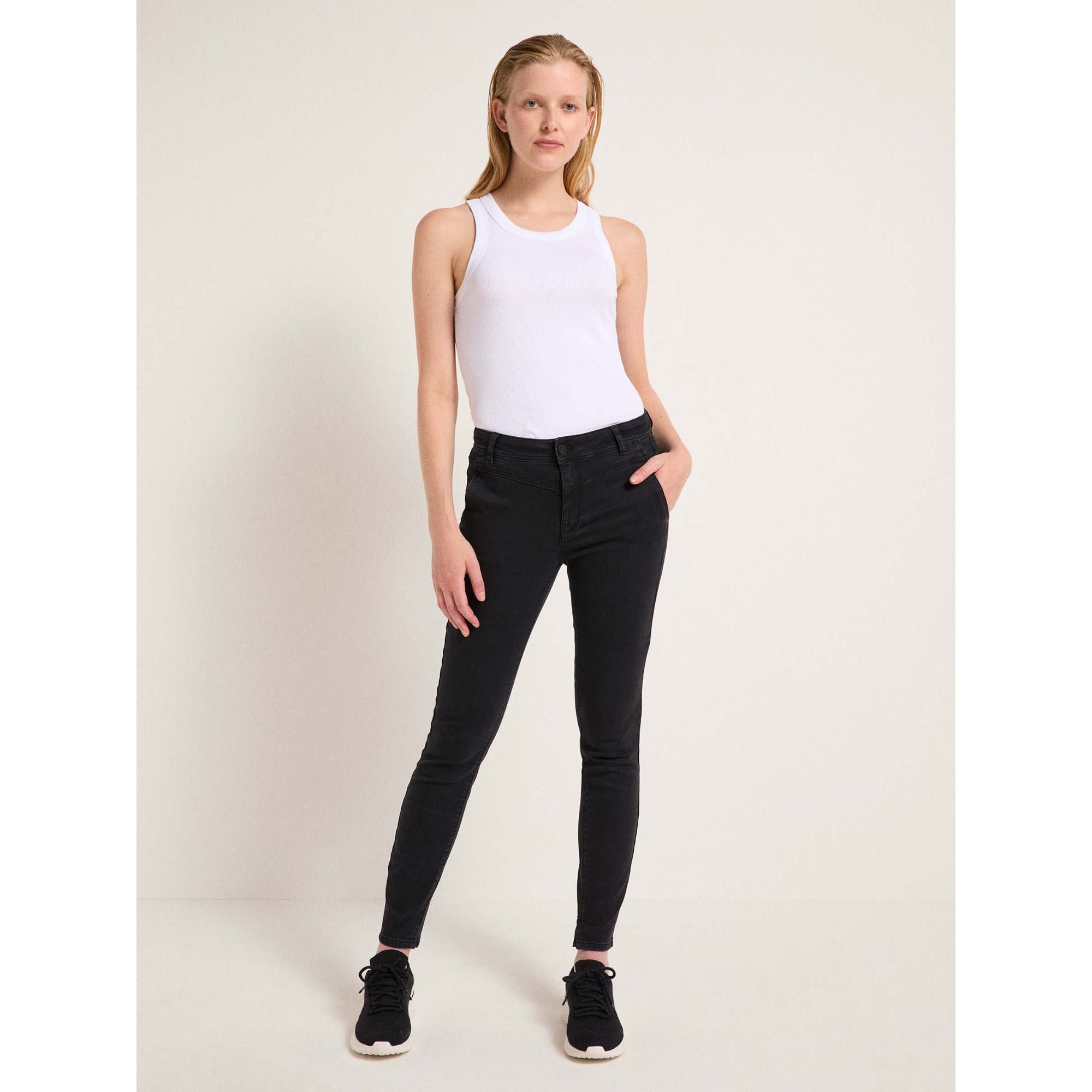 High-Waist Jeans aus Bio-Baumwolle