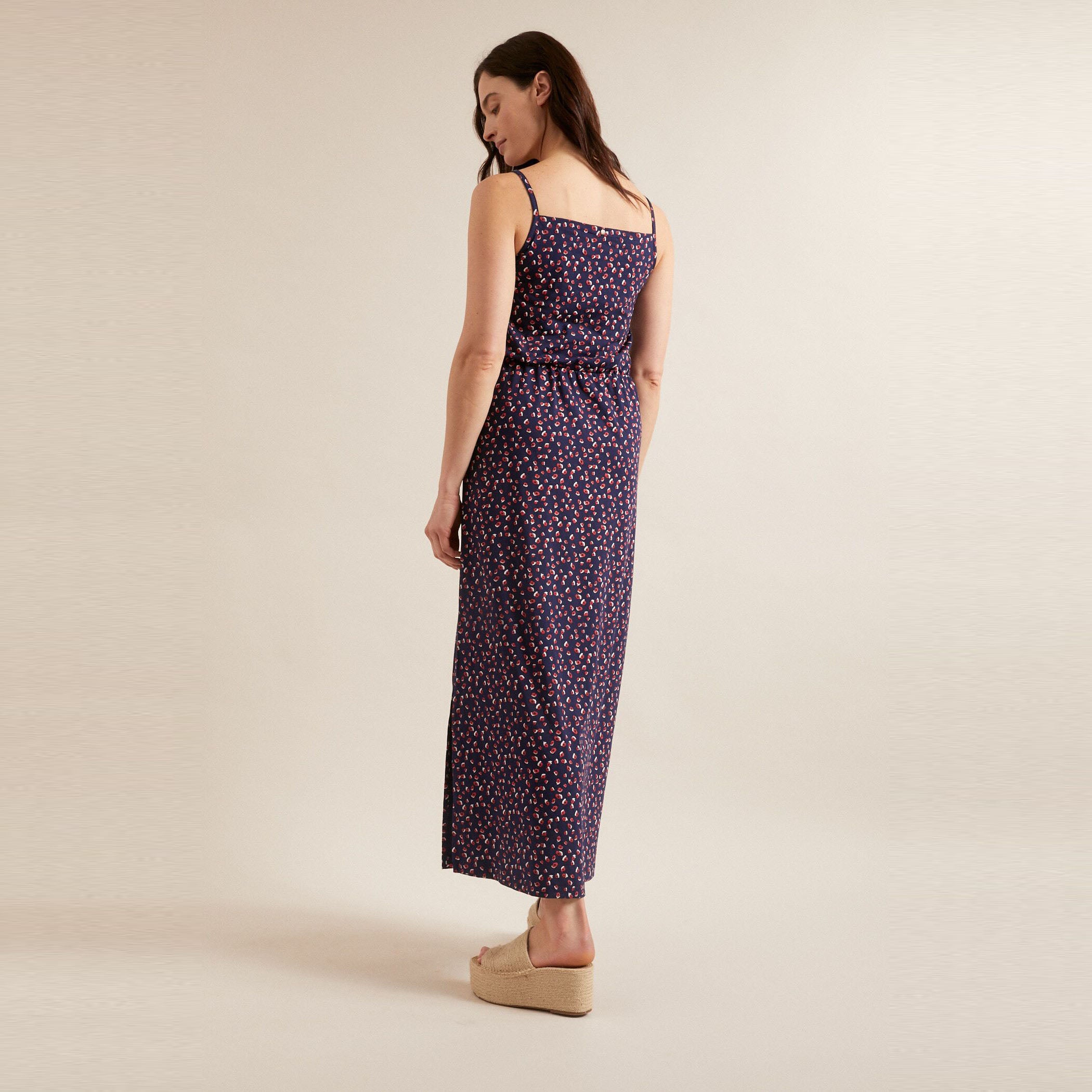 Maxikleid Tencel Print Wild Dots