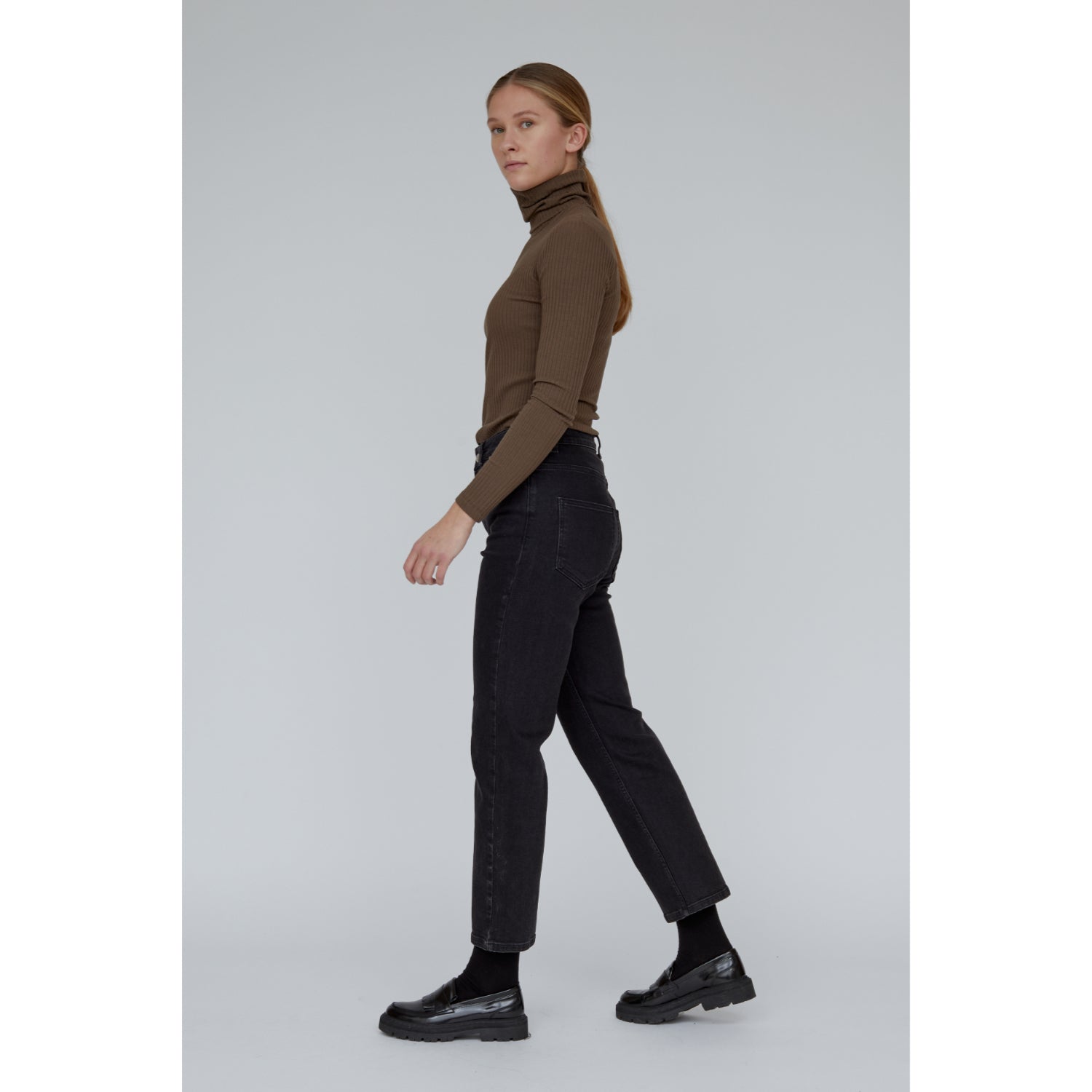 Rollkragenshirt RHODA aus Bio-Baumwolle und Modal