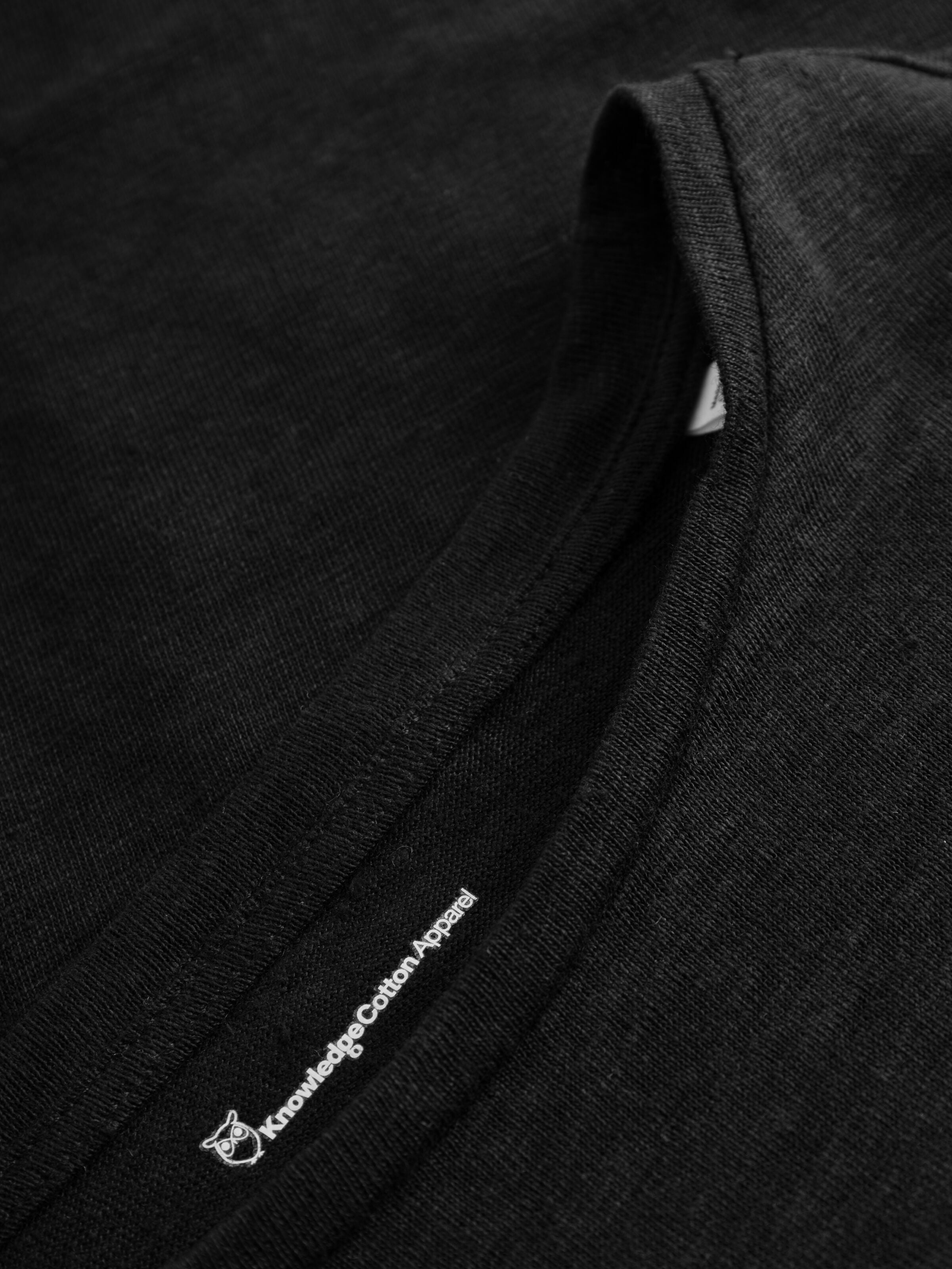 Regular Leinen-T-Shirt aus Bio-Leinen - GOTS/Vegan