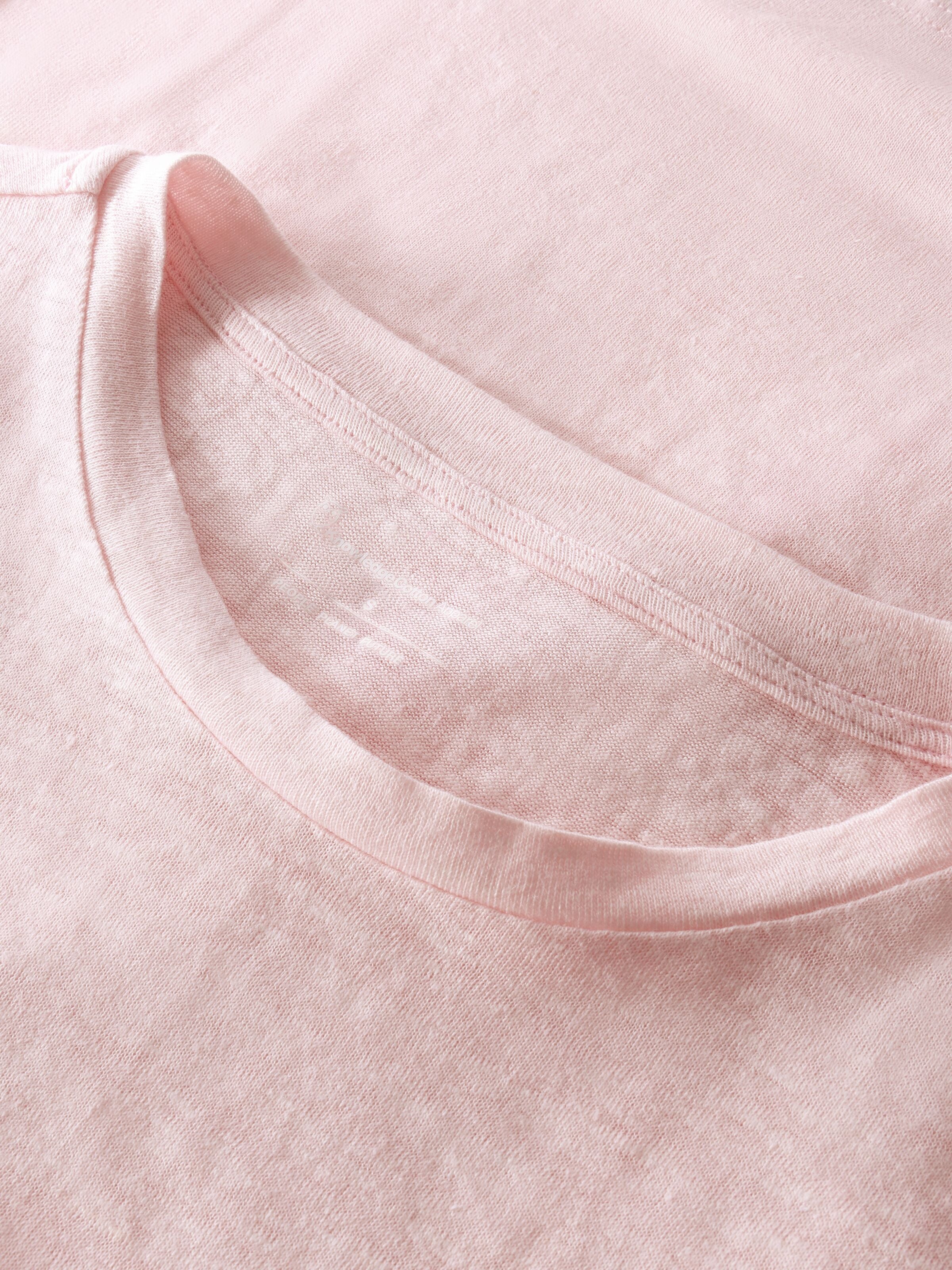 Regular Leinen-T-Shirt aus Bio-Leinen - GOTS/Vegan