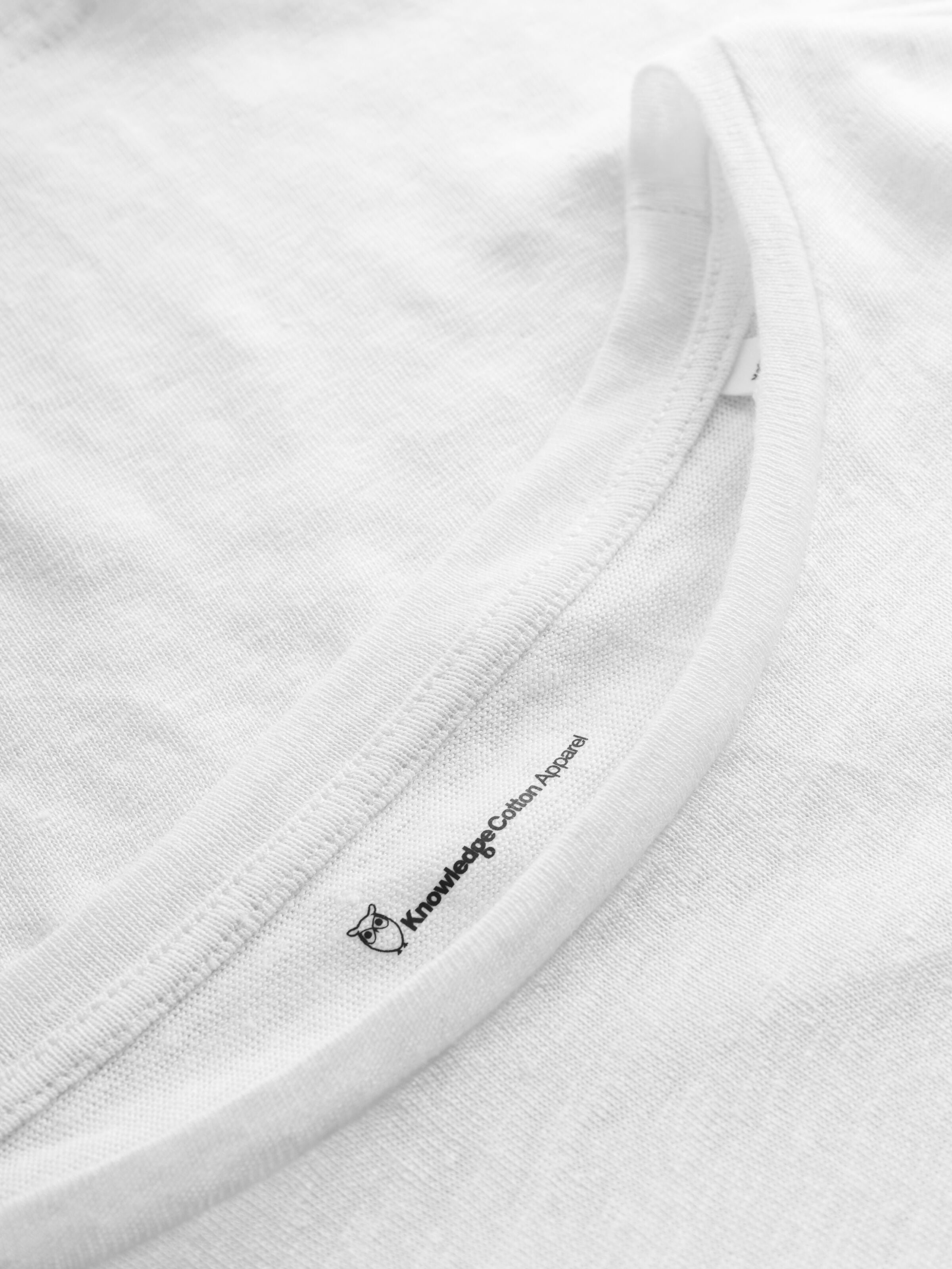 Regular Leinen-T-Shirt aus Bio-Leinen - GOTS/Vegan