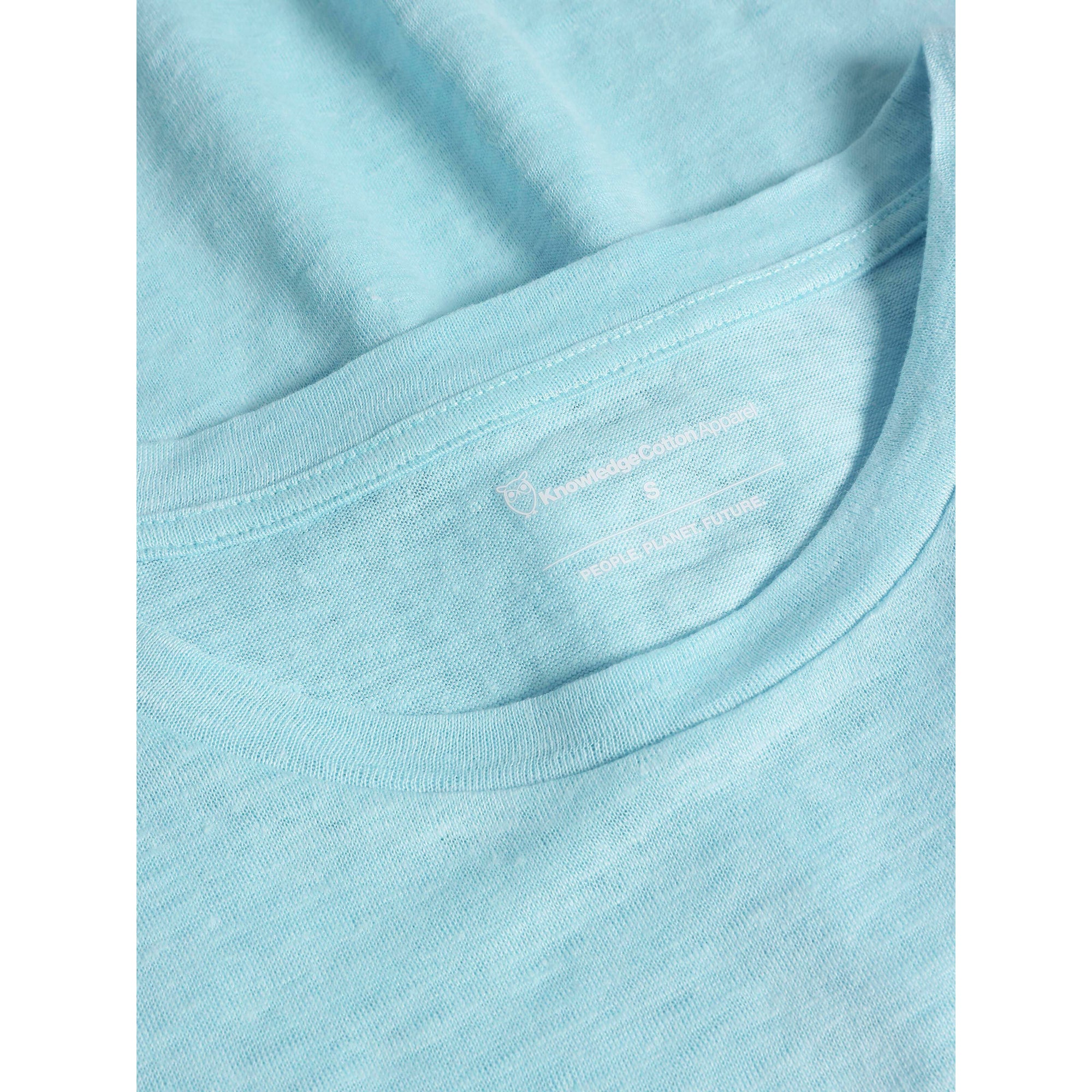 Regular Leinen-T-Shirt aus Bio-Leinen - GOTS/Vegan