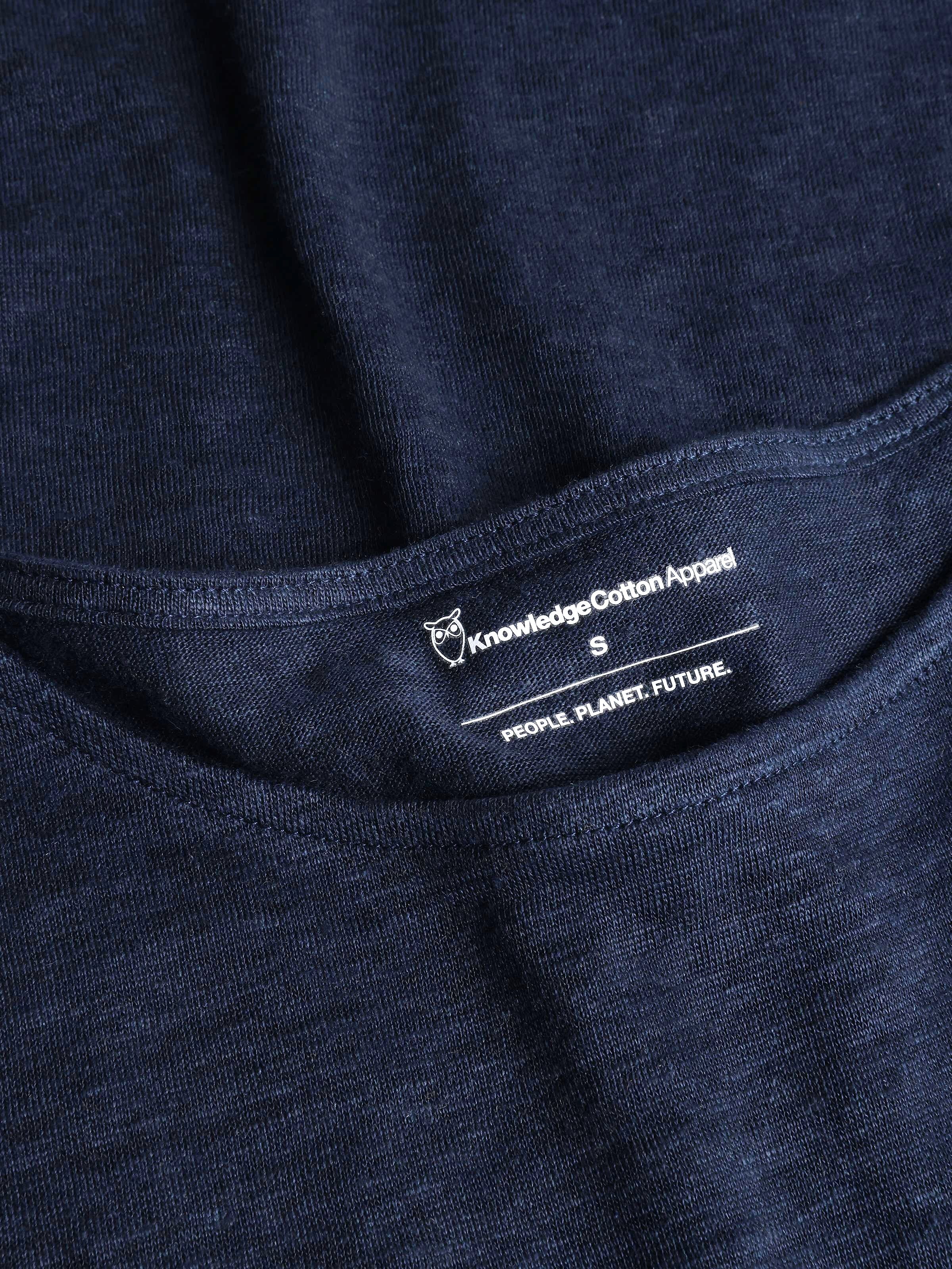 T-Shirt LOOSE FOLD UP aus Bio-Leinen