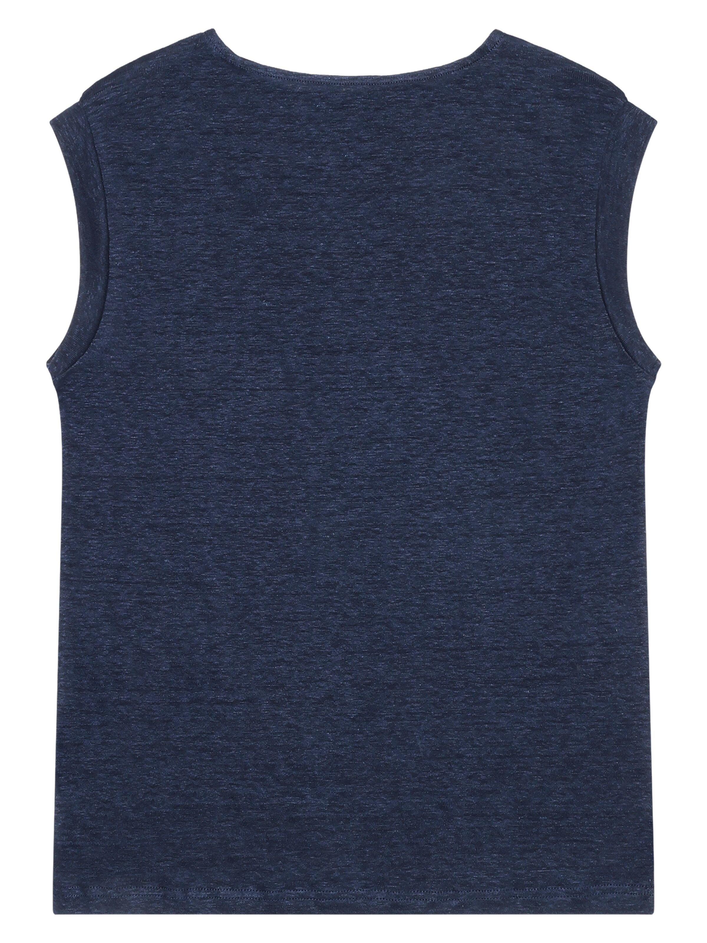 T-Shirt LOOSE FOLD UP aus Bio-Leinen