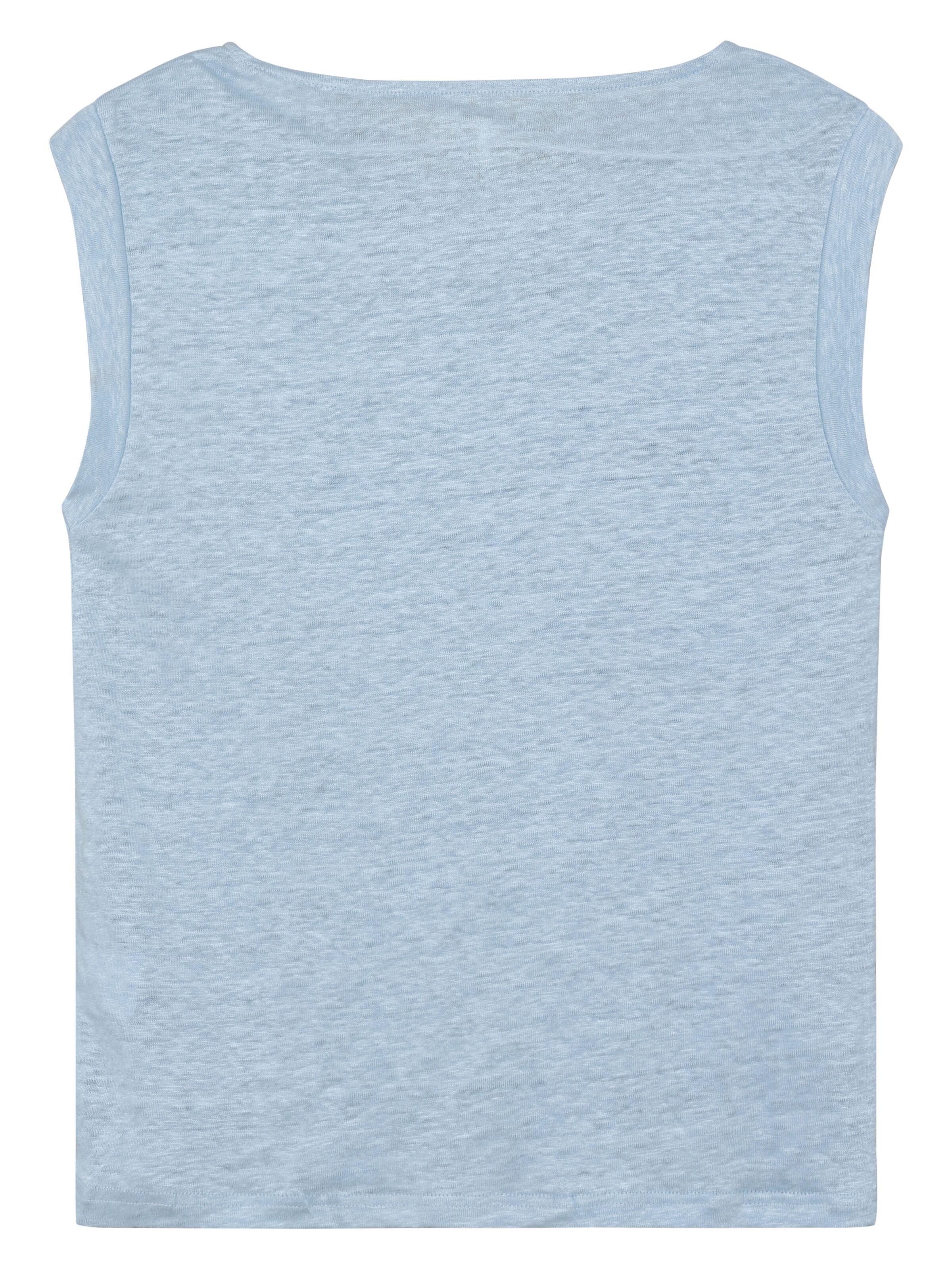 T-Shirt LOOSE FOLD UP aus Bio-Leinen