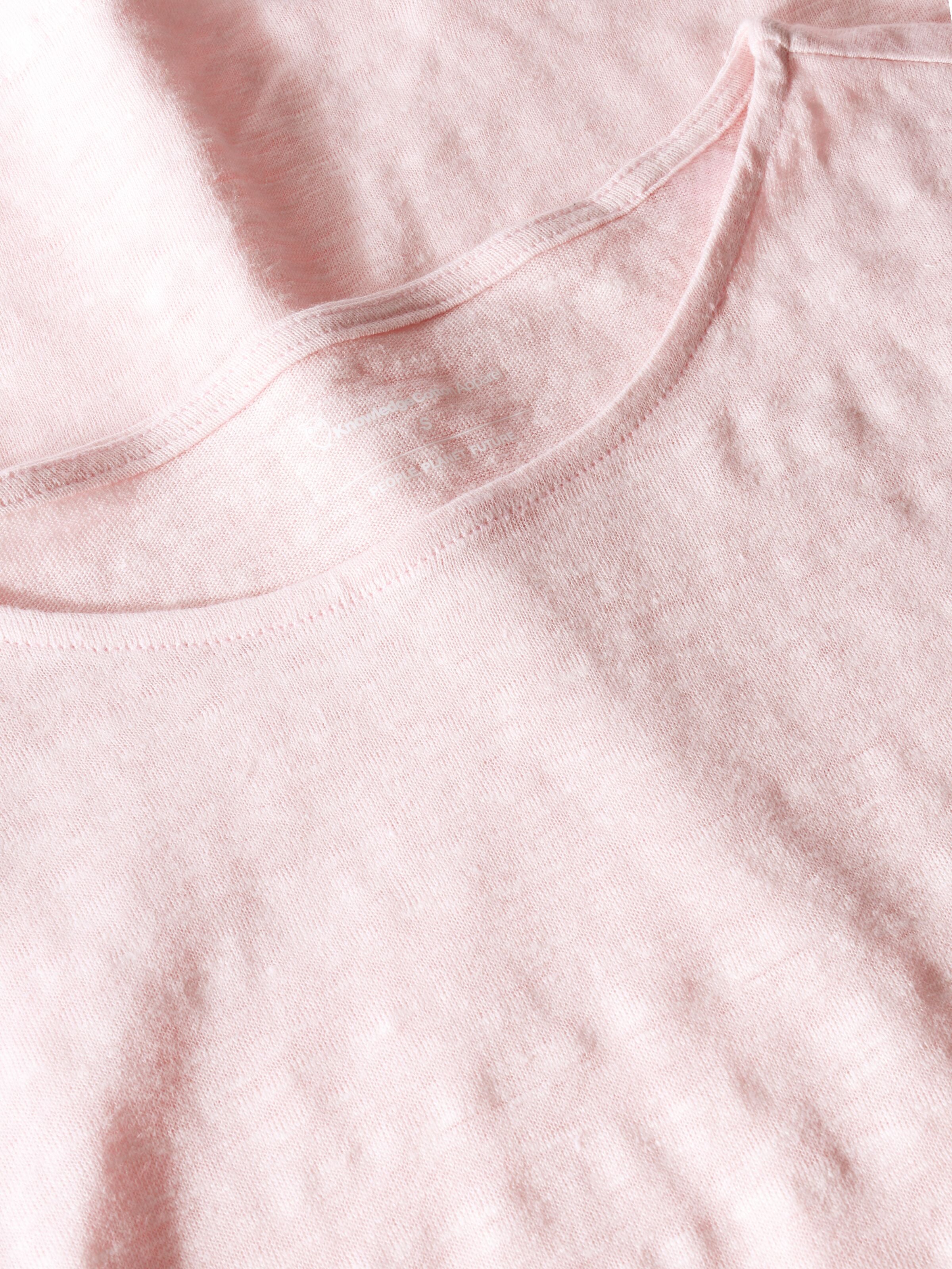 T-Shirt LOOSE FOLD UP aus Bio-Leinen