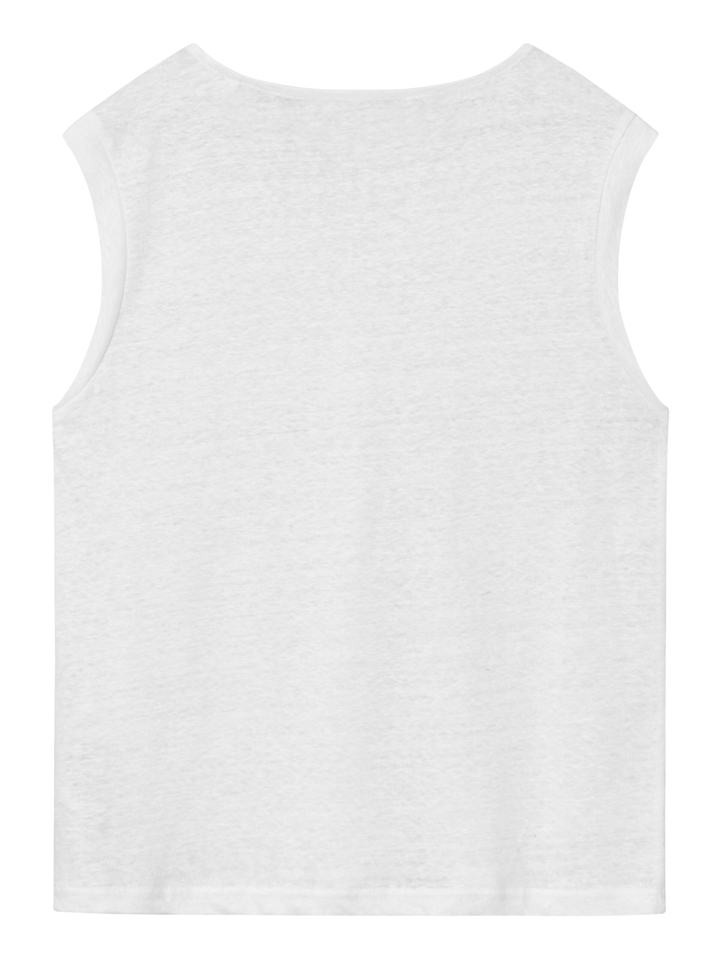 T-Shirt LOOSE FOLD UP aus Bio-Leinen