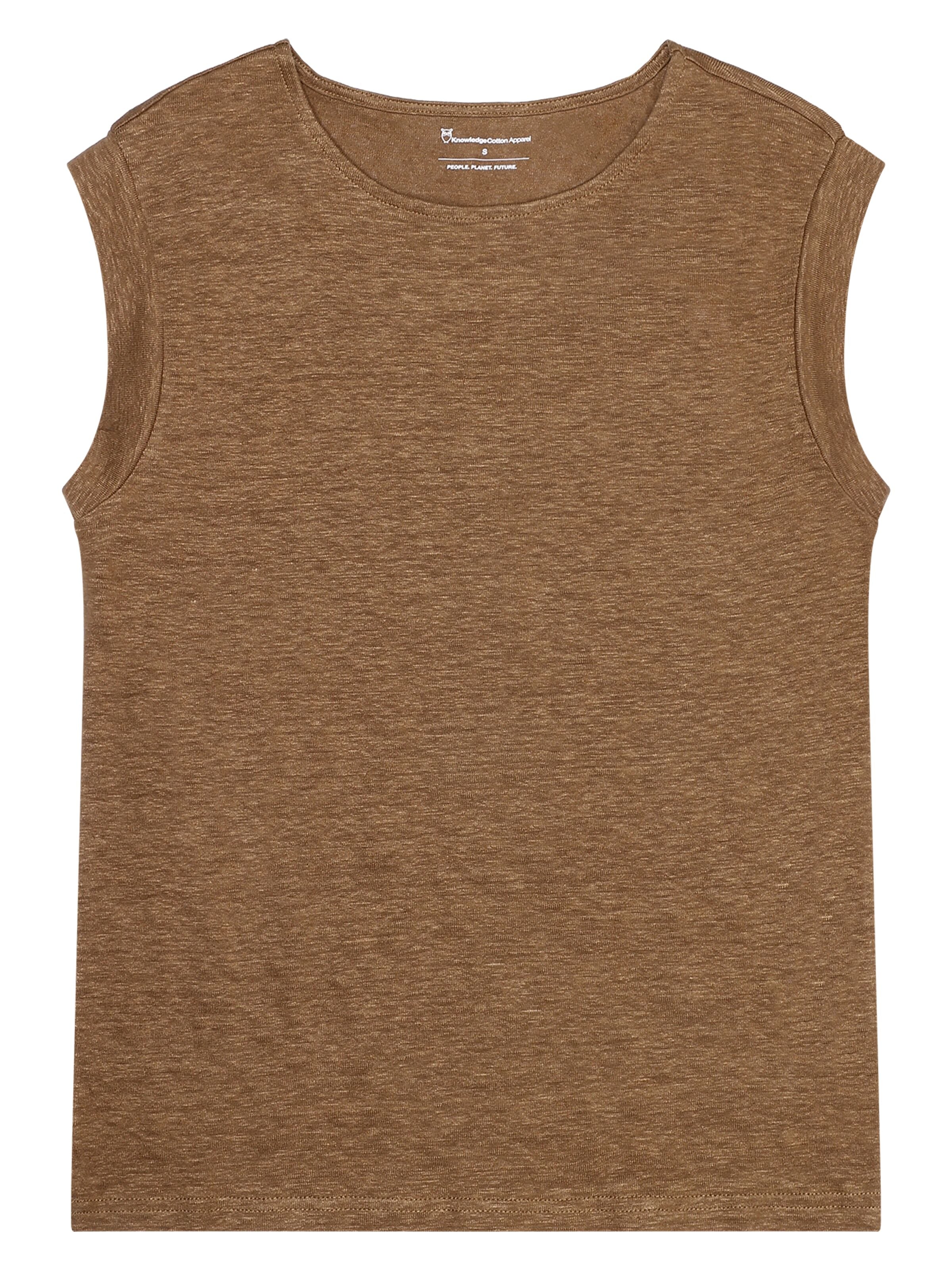 T-Shirt LOOSE FOLD UP aus Bio-Leinen