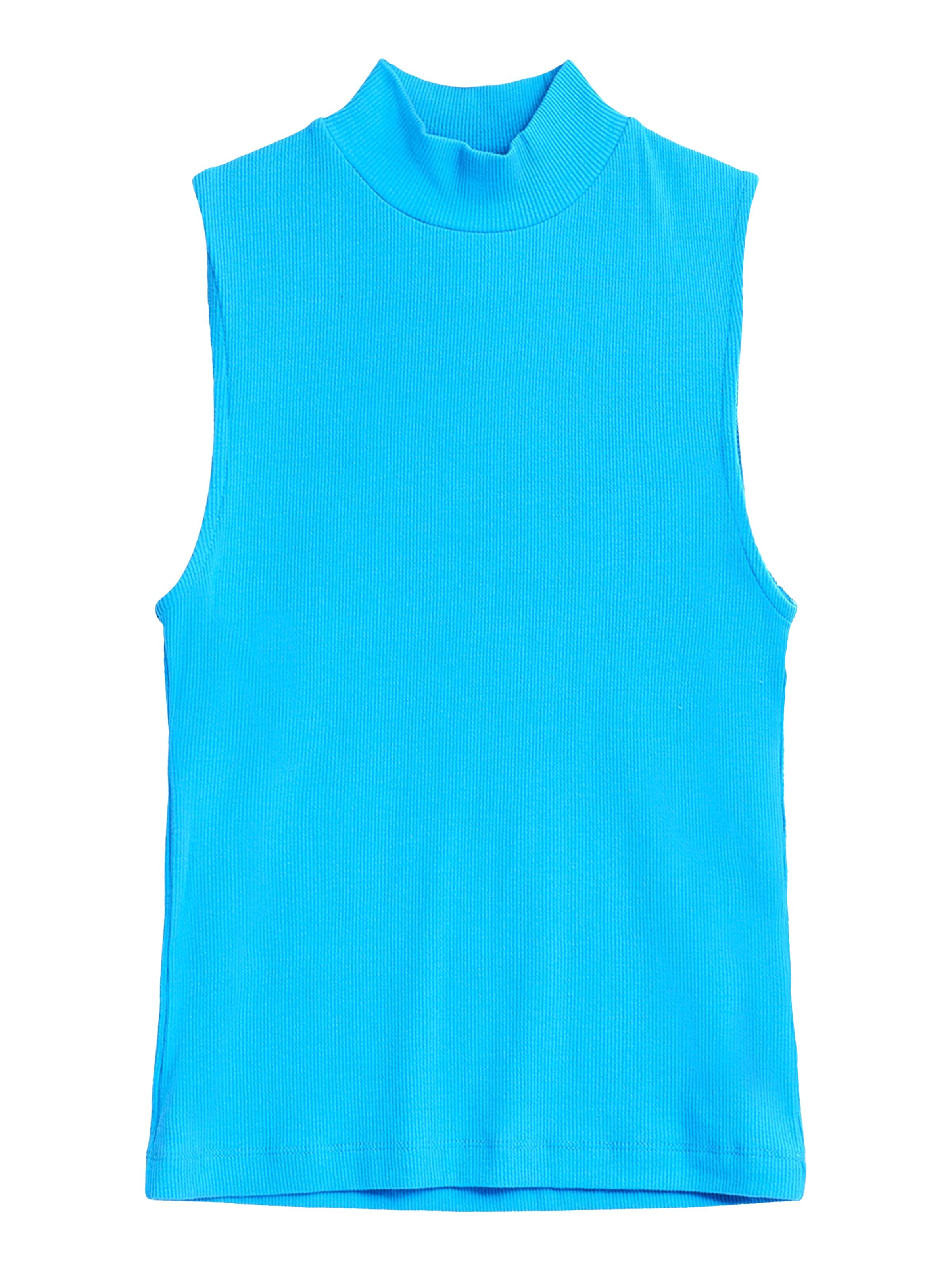 Ripptop HIGH NECK aus Bio-Baumwolle