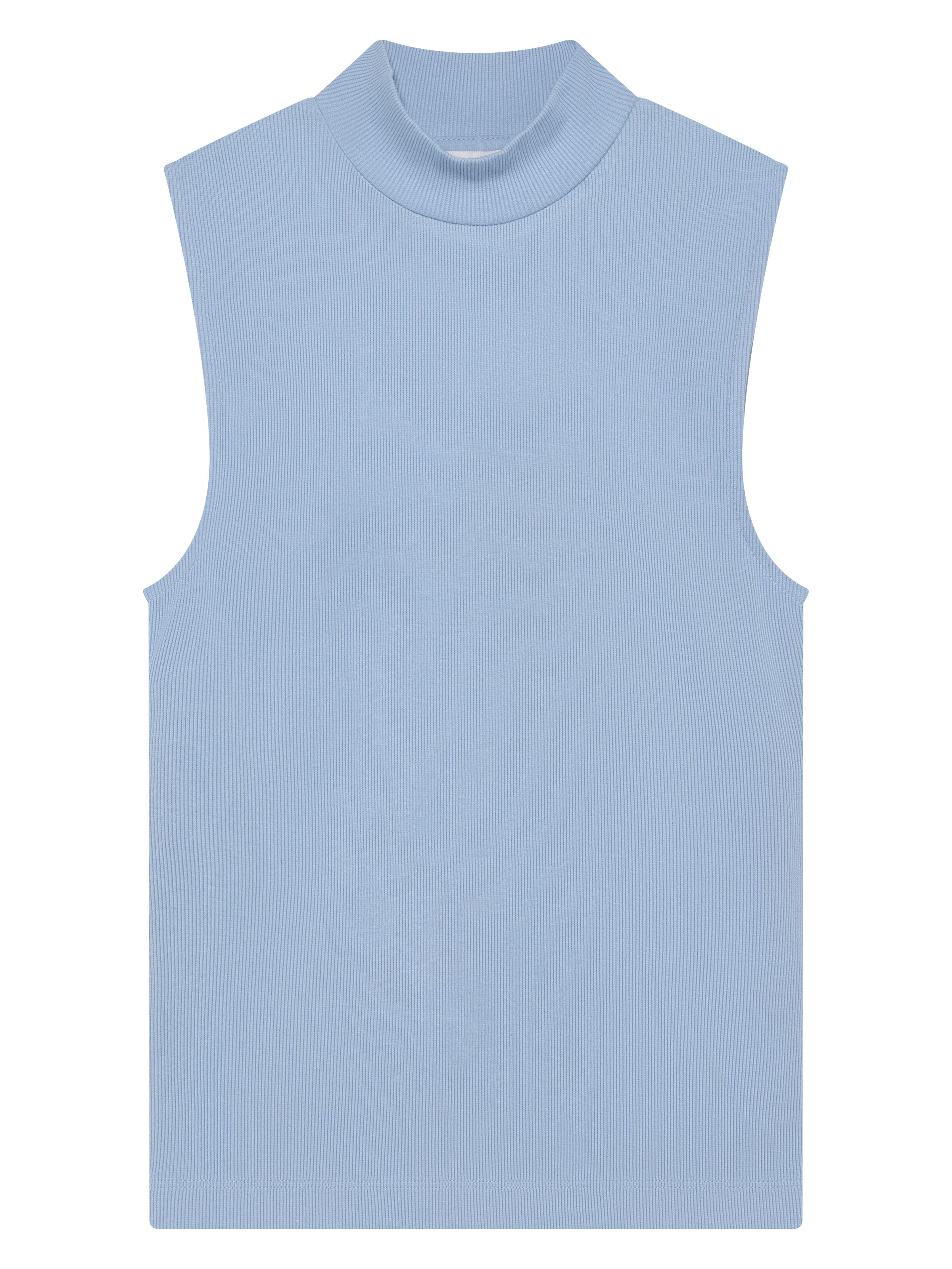 Ripptop HIGH NECK aus Bio-Baumwolle