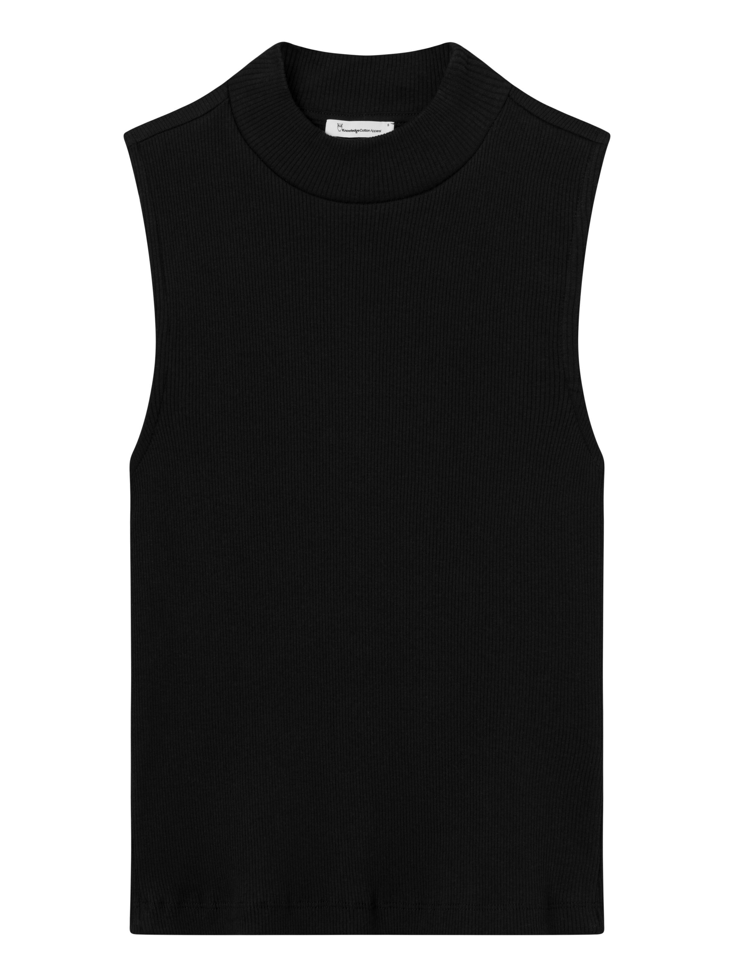 Ripptop HIGH NECK aus Bio-Baumwolle