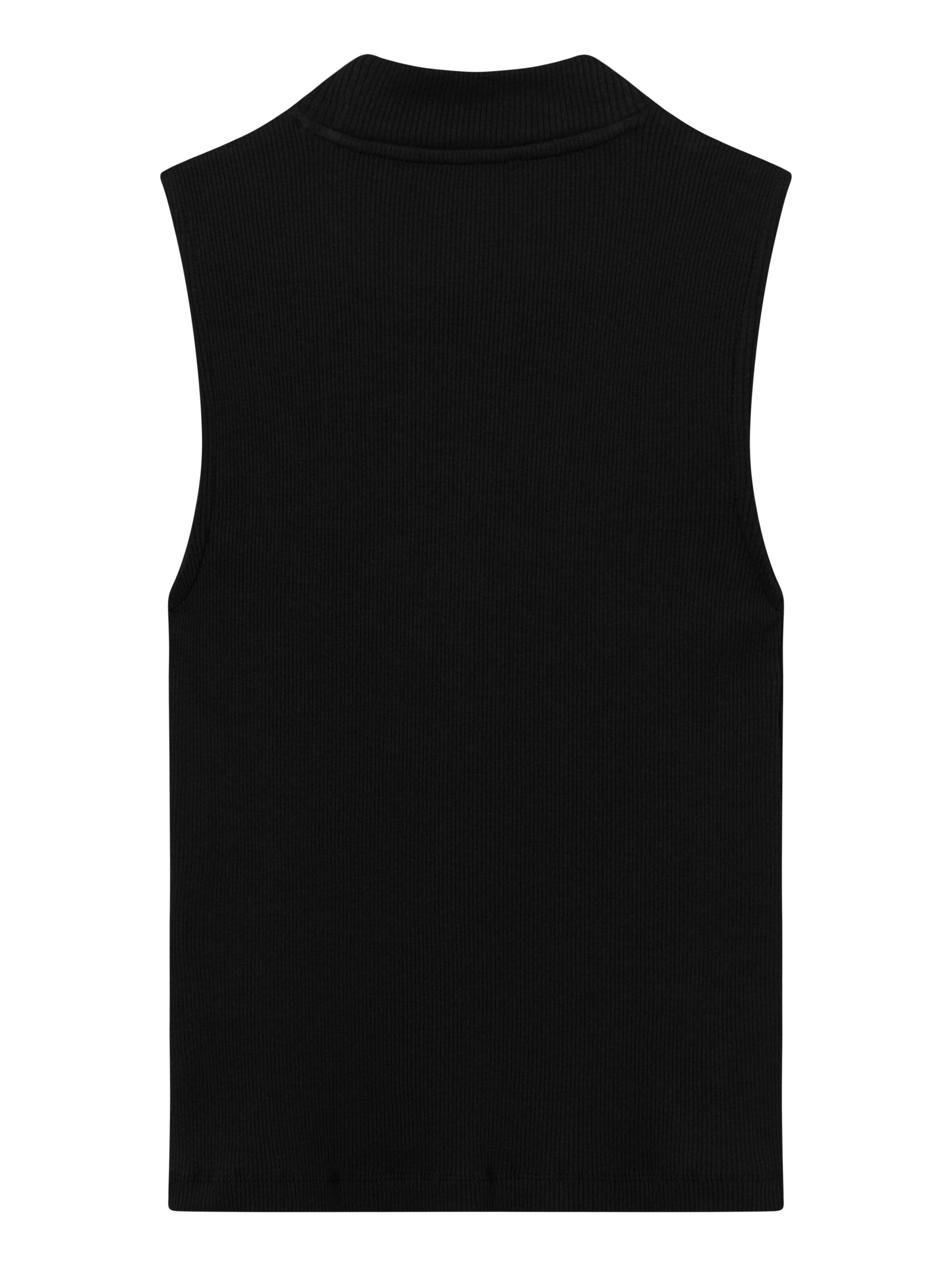 Ripptop HIGH NECK aus Bio-Baumwolle