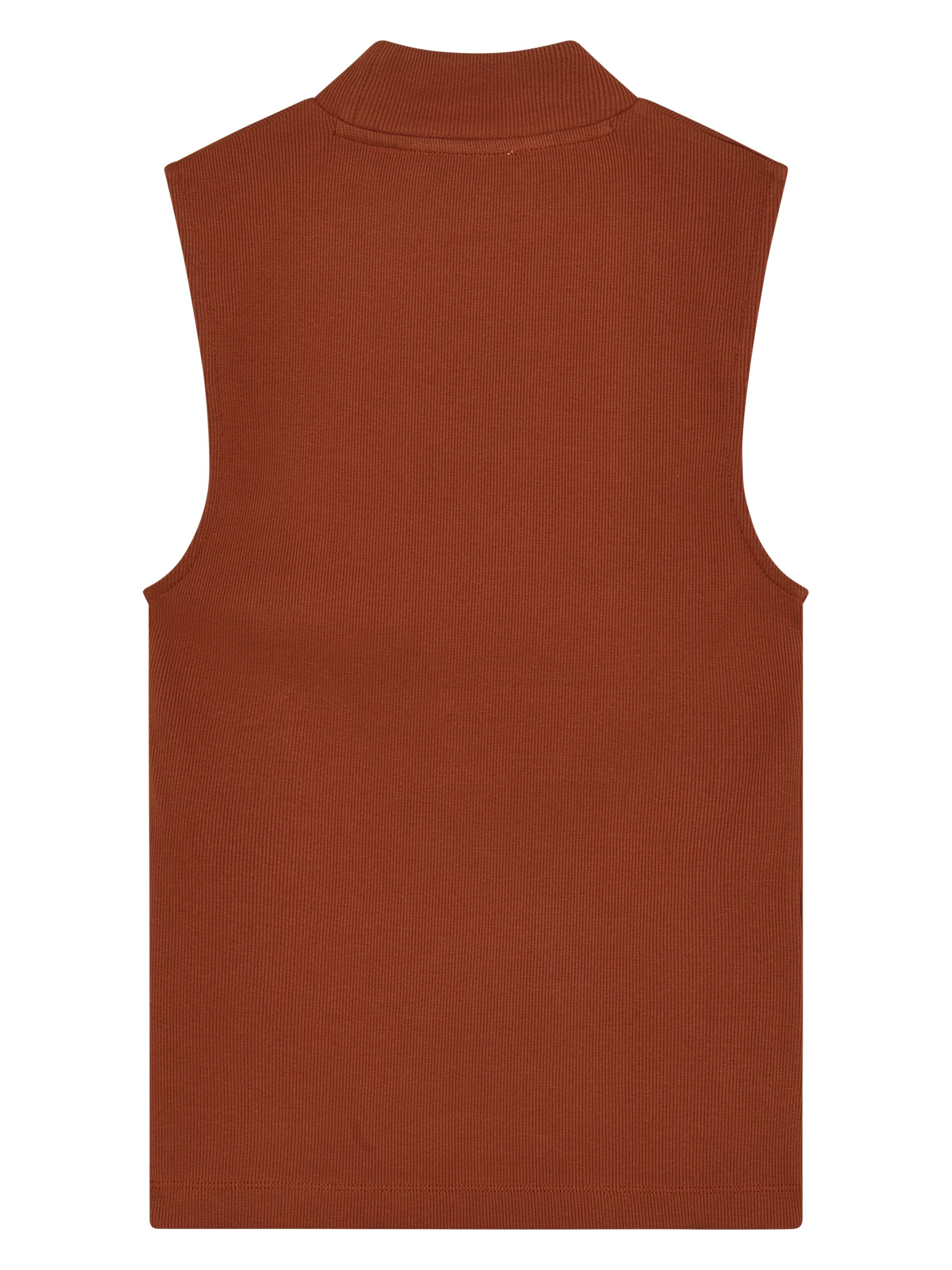 Ripptop HIGH NECK aus Bio-Baumwolle