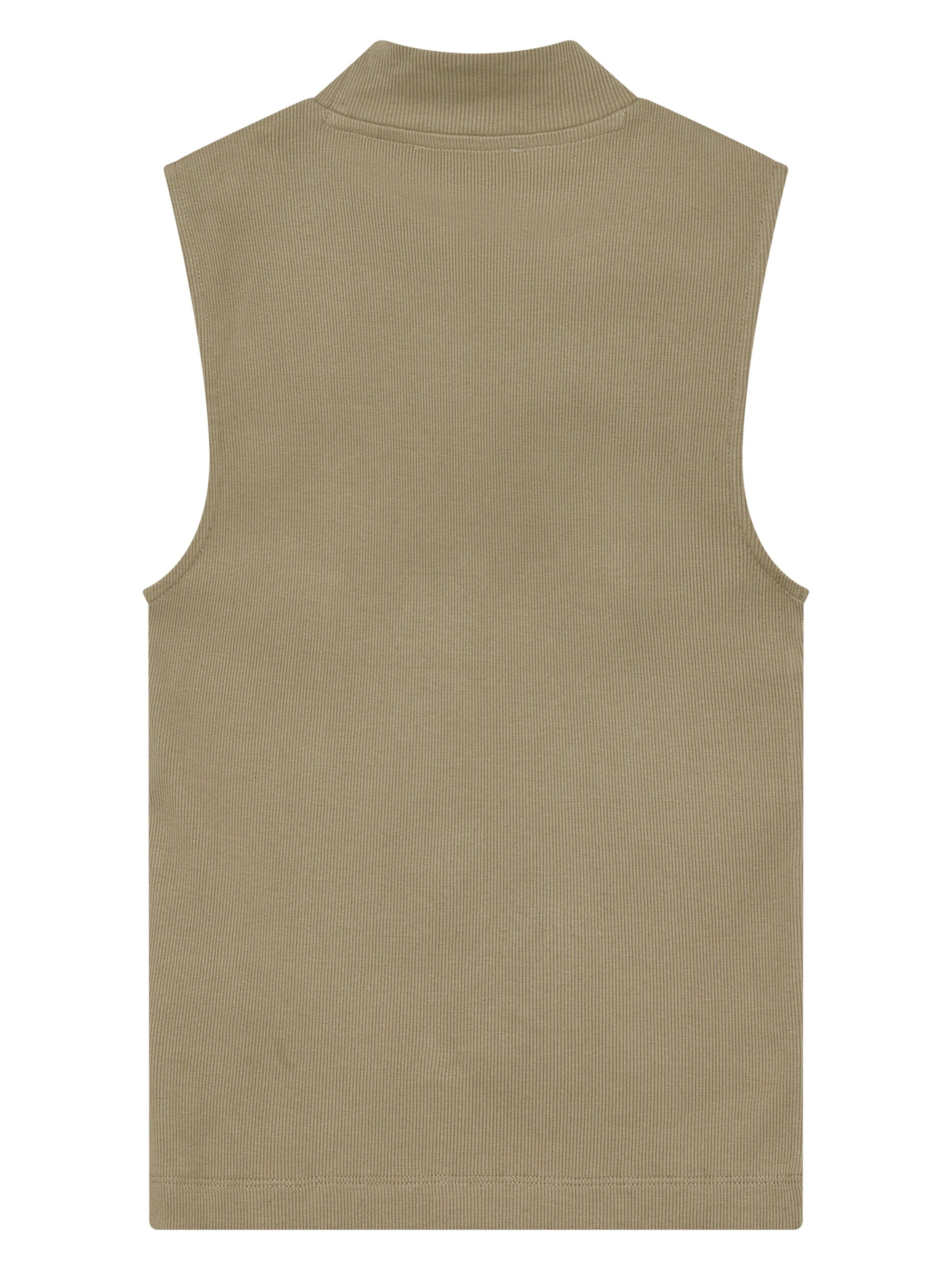 Ripptop HIGH NECK aus Bio-Baumwolle