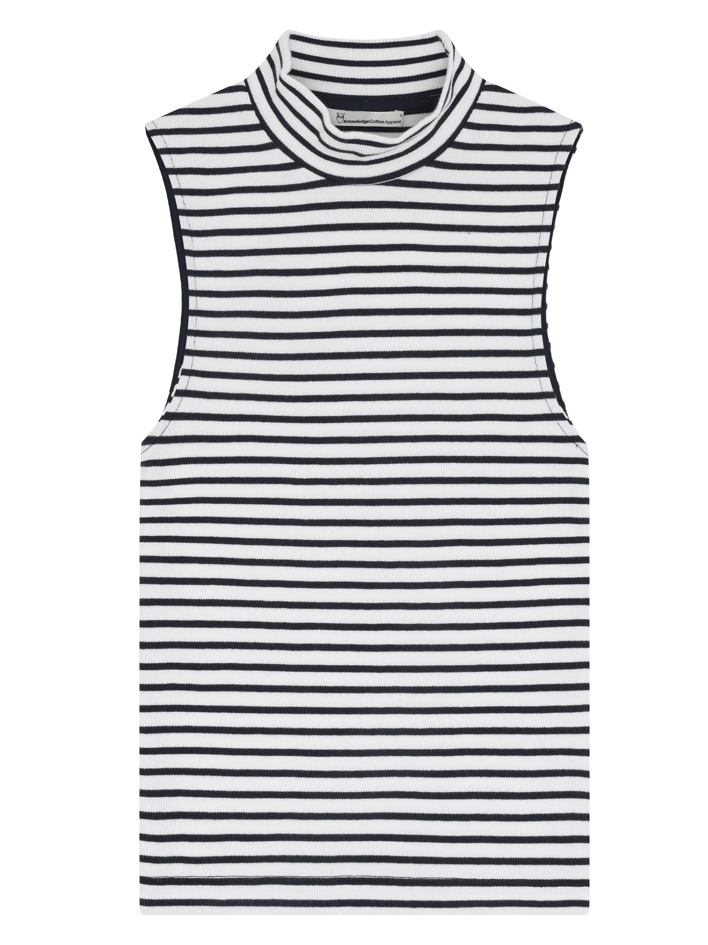 Ripptop HIGH NECK aus Bio-Baumwolle