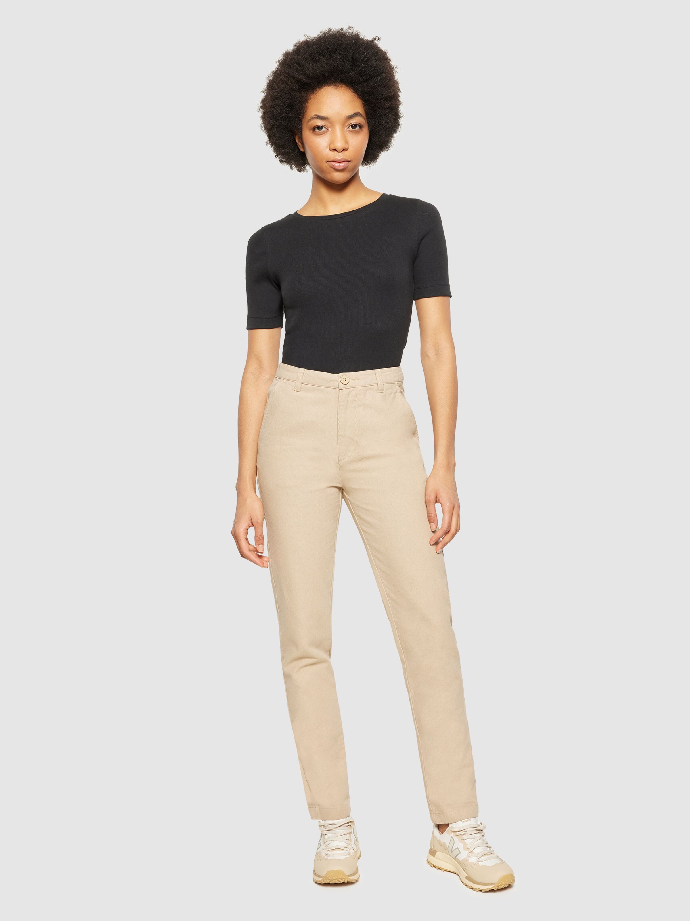 Halbarmshirt RIB T-SHIRT aus Bio-Baumwolle