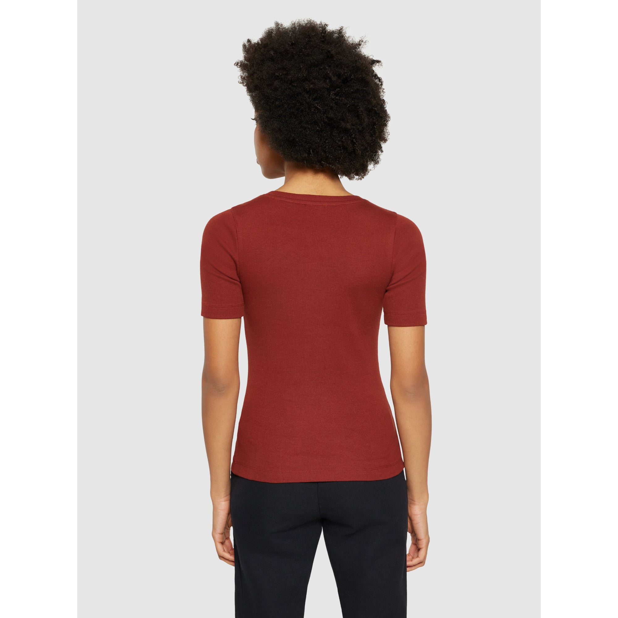 Halbarmshirt RIB T-SHIRT aus Bio-Baumwolle