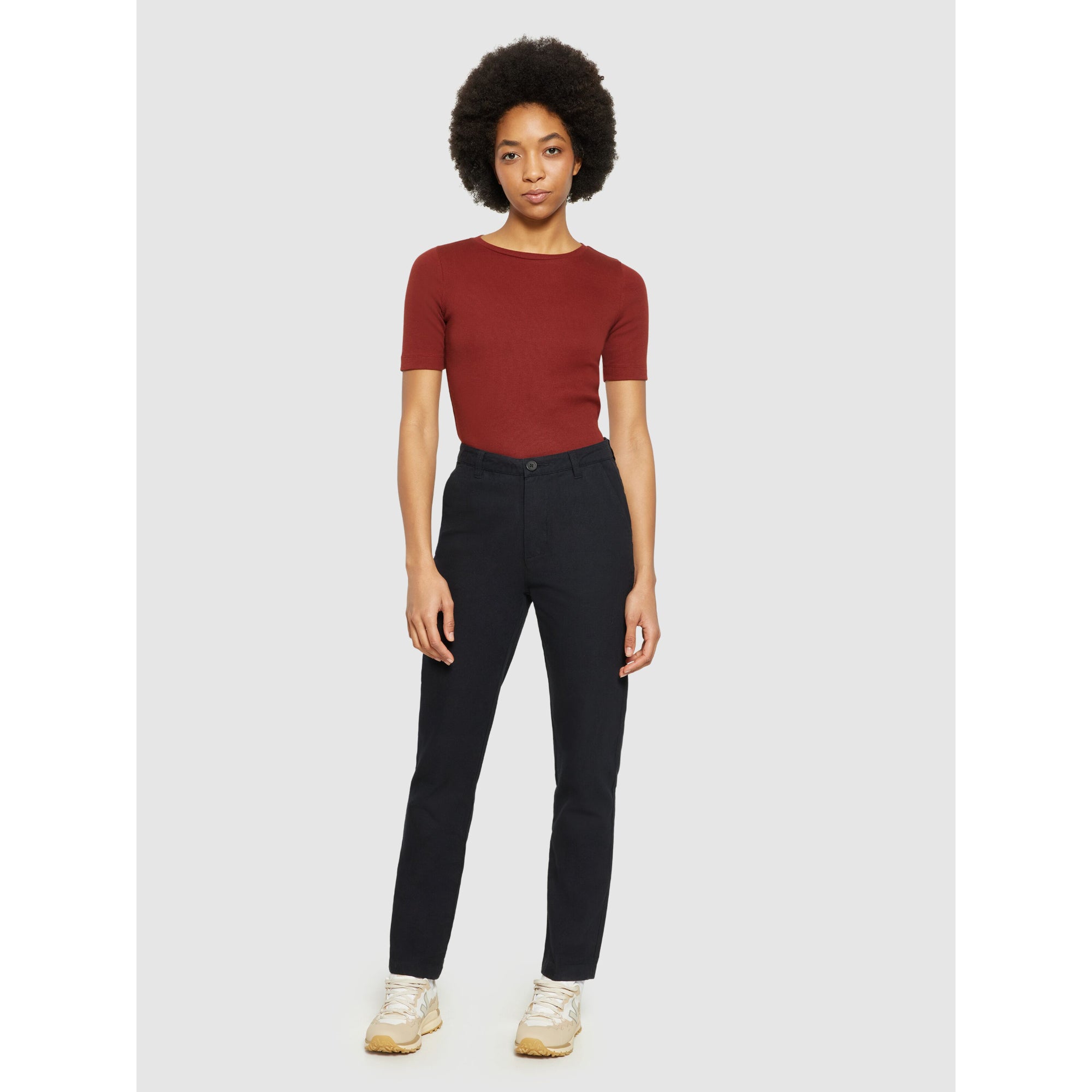 Halbarmshirt RIB T-SHIRT aus Bio-Baumwolle
