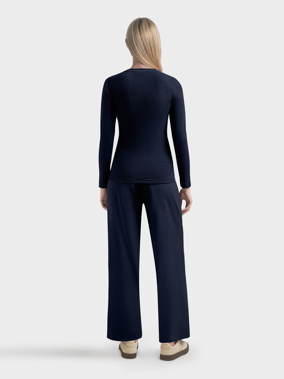 Langarmshirt RIB SCOOP NECK aus Bio-Baumwolle