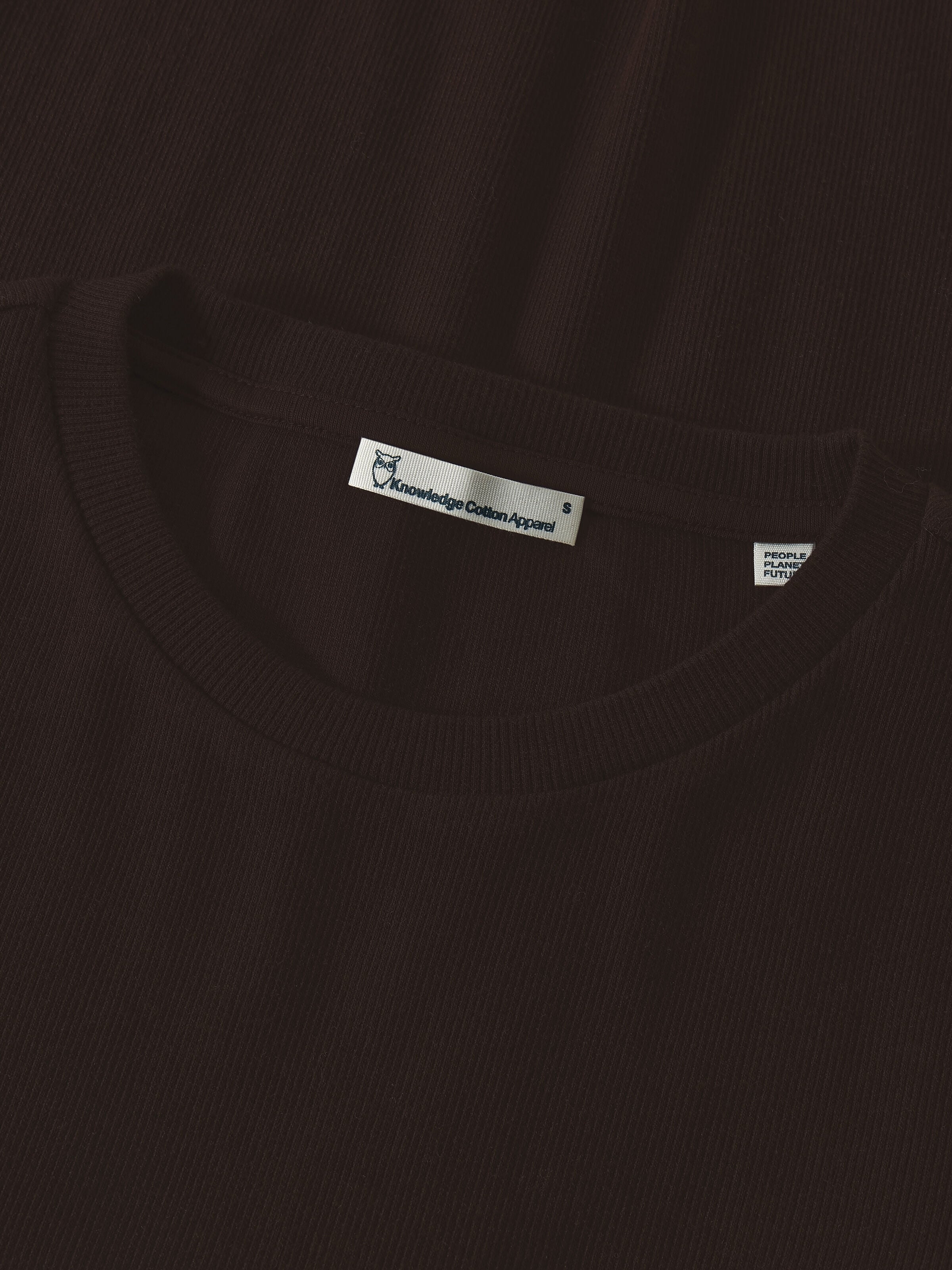 Langarmshirt RIB SCOOP NECK aus Bio-Baumwolle