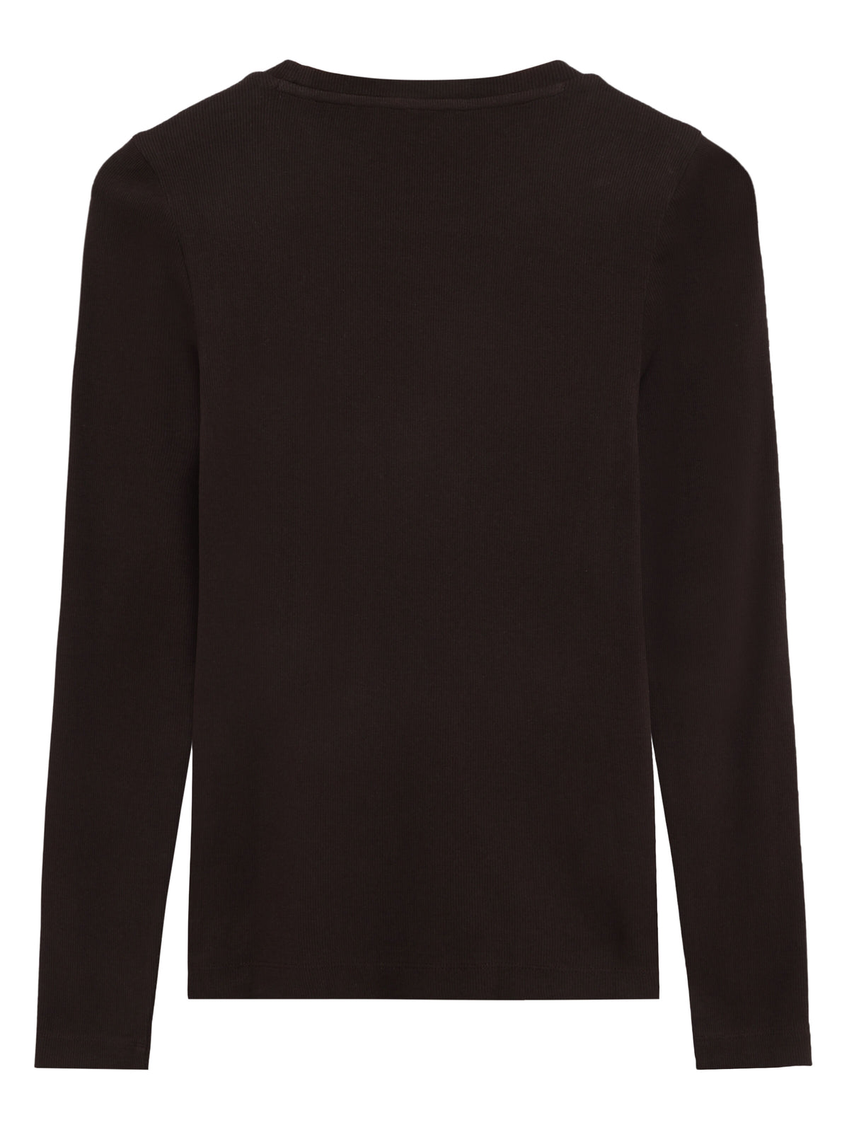 Langarmshirt RIB SCOOP NECK aus Bio-Baumwolle