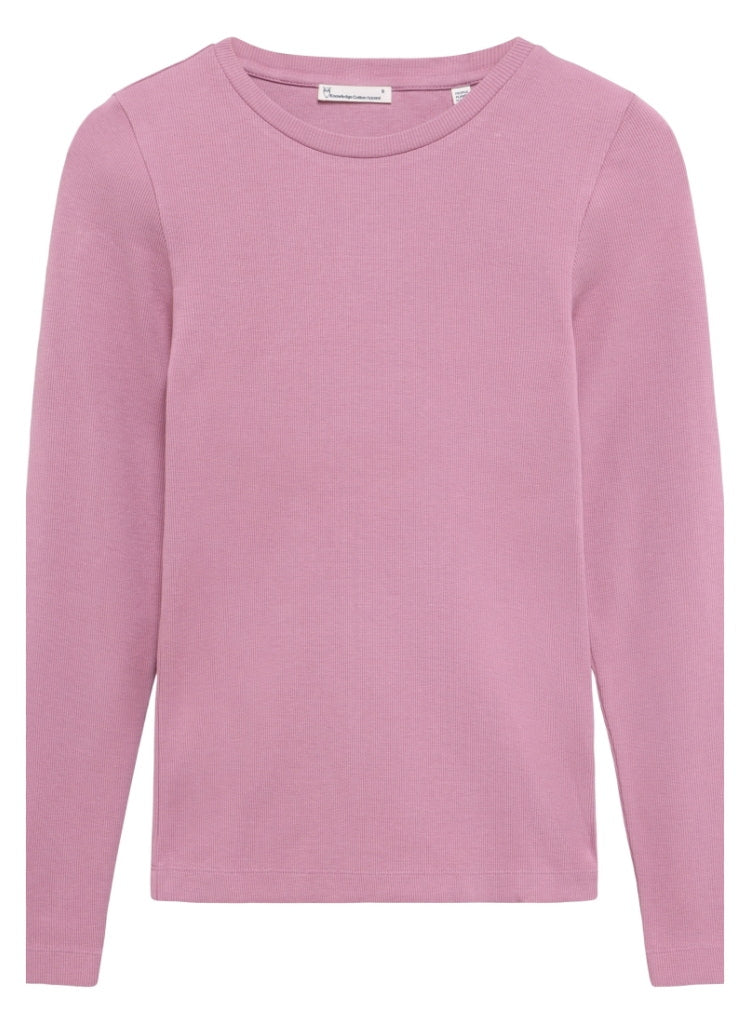 Langarmshirt RIB SCOOP NECK aus Bio-Baumwolle
