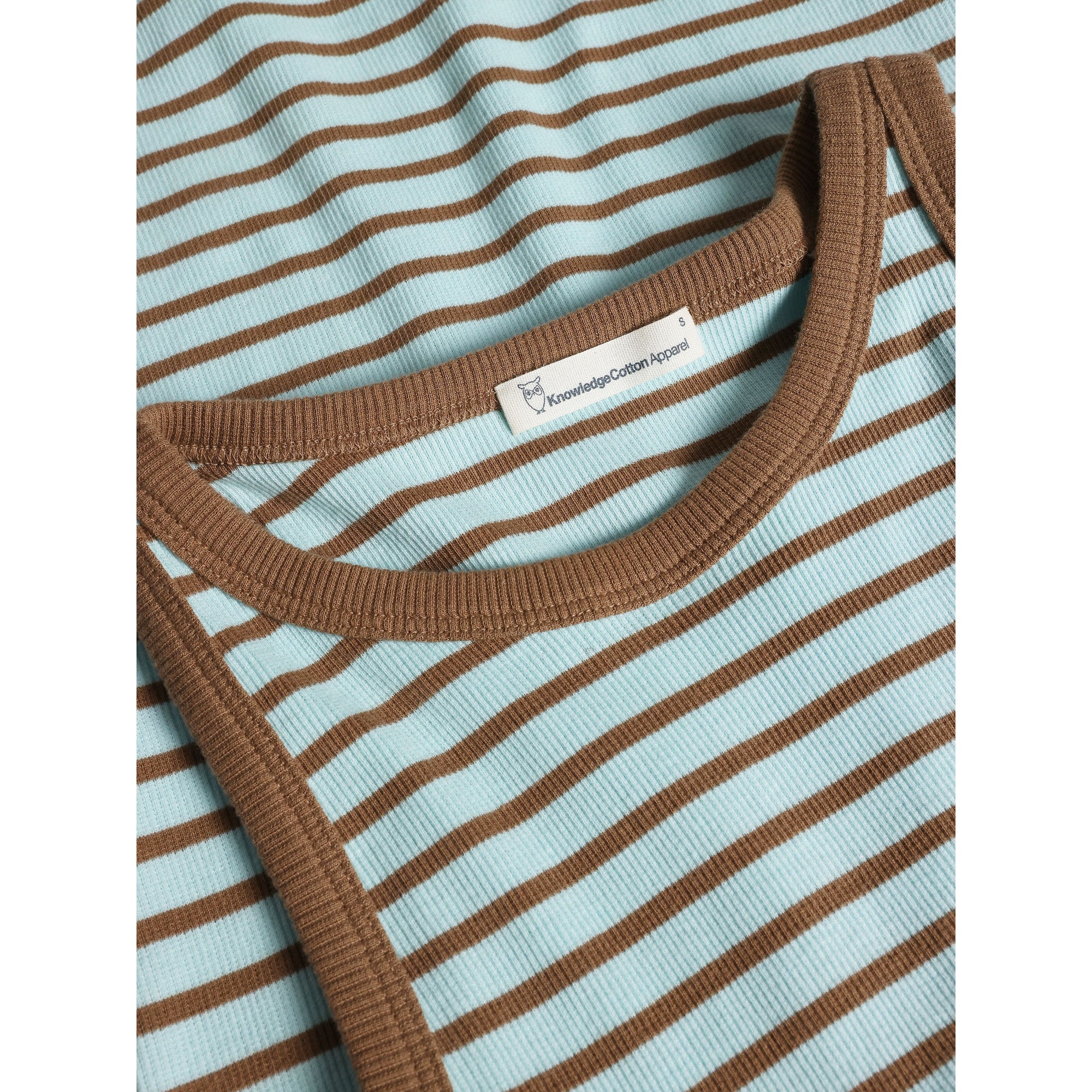 Gestreiftes Racer Rib Top aus Bio-Baumwolle - GOTS/Vegan