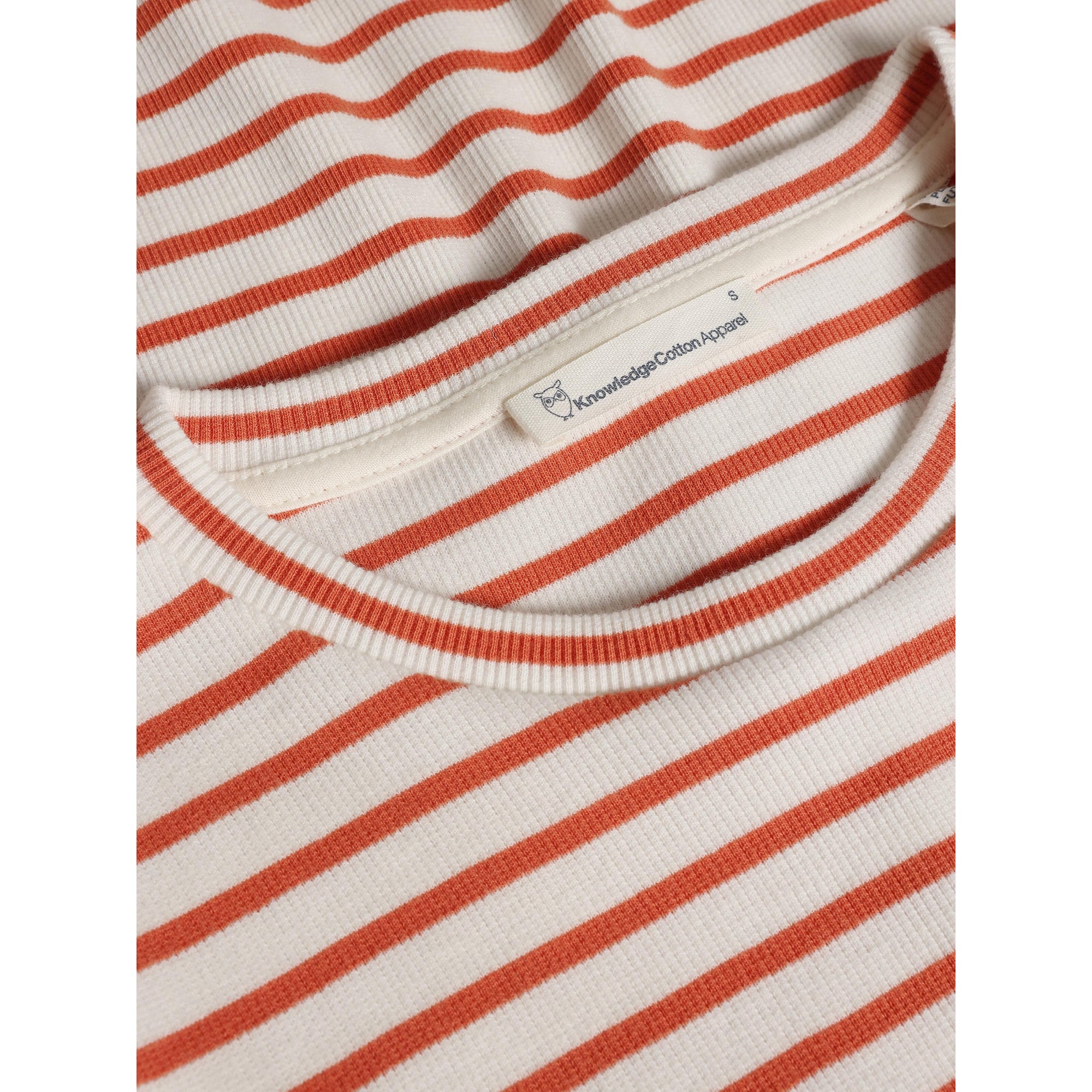 T-Shirt STRIPED RIB aus Bio-Baumwolle