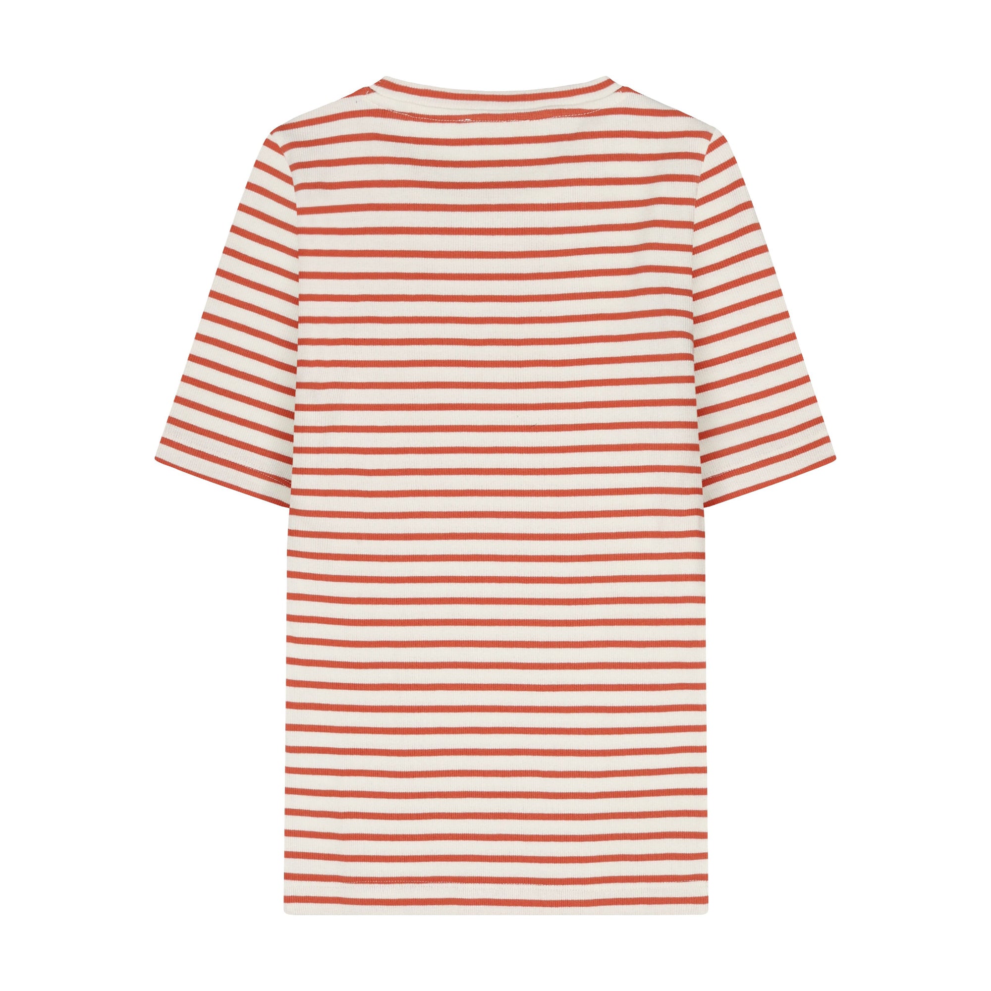 T-Shirt STRIPED RIB aus Bio-Baumwolle