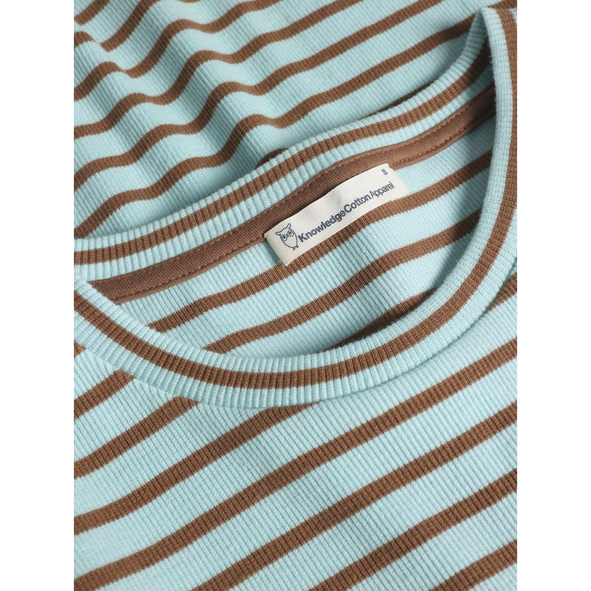T-Shirt STRIPED RIB aus Bio-Baumwolle