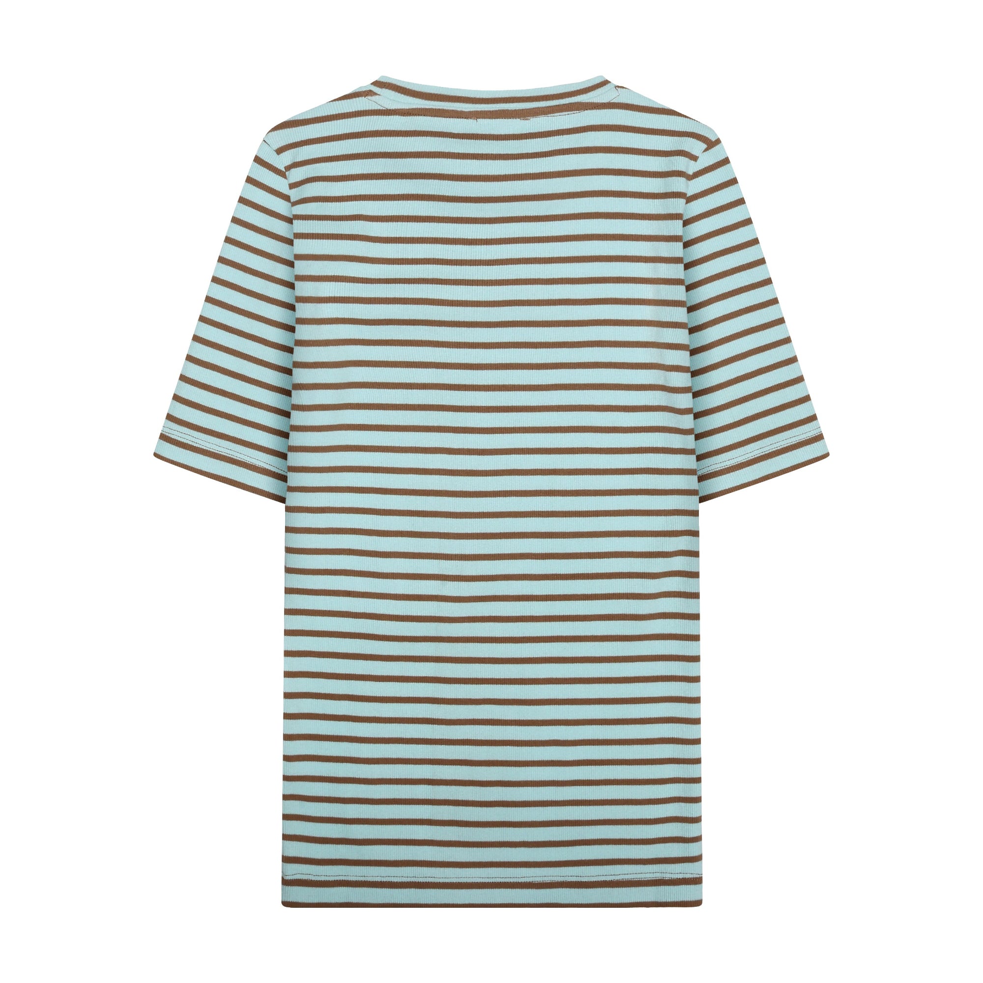 T-Shirt STRIPED RIB aus Bio-Baumwolle