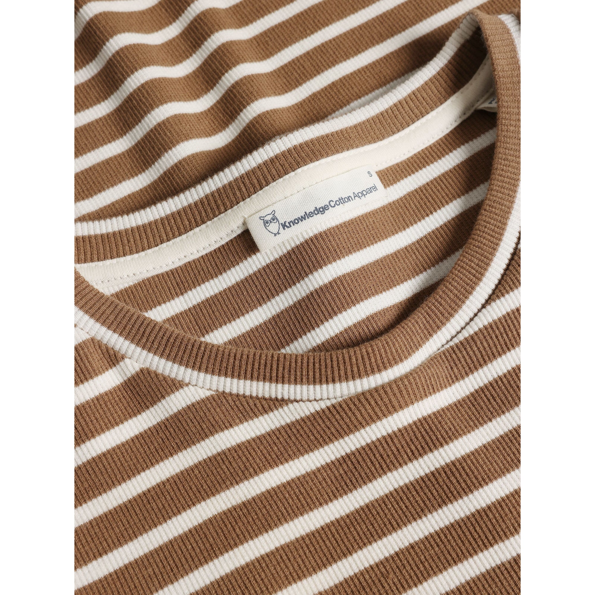 T-Shirt STRIPED RIB aus Bio-Baumwolle