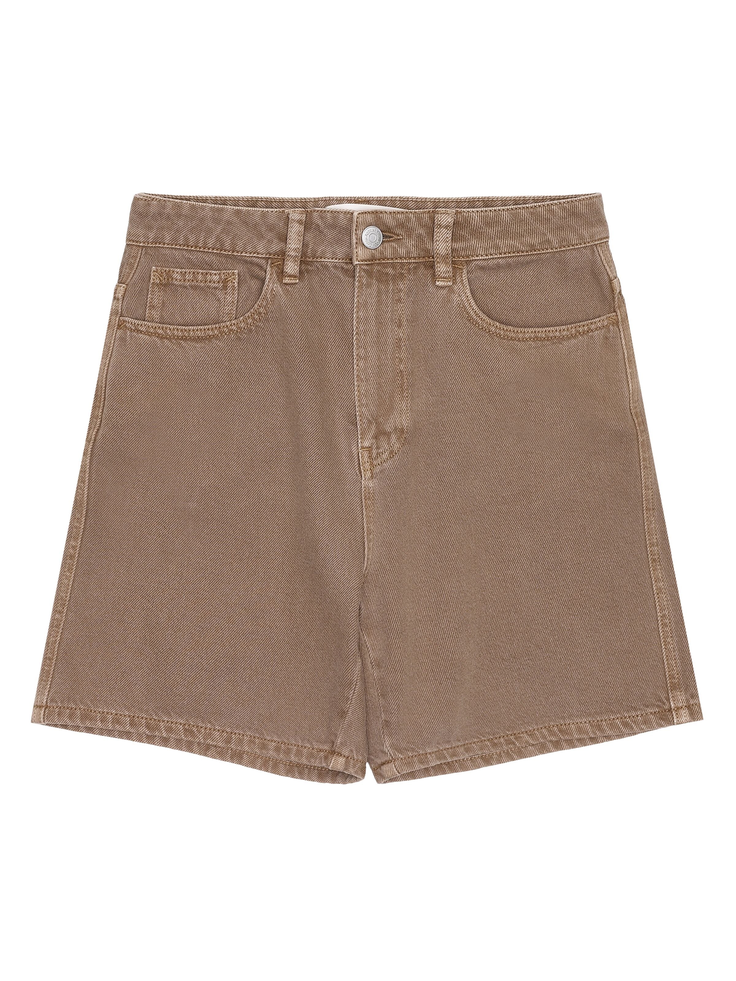 GALE gerade Mid-Rise Twill 5-Pocket-Shorts - GOTS/Vegan