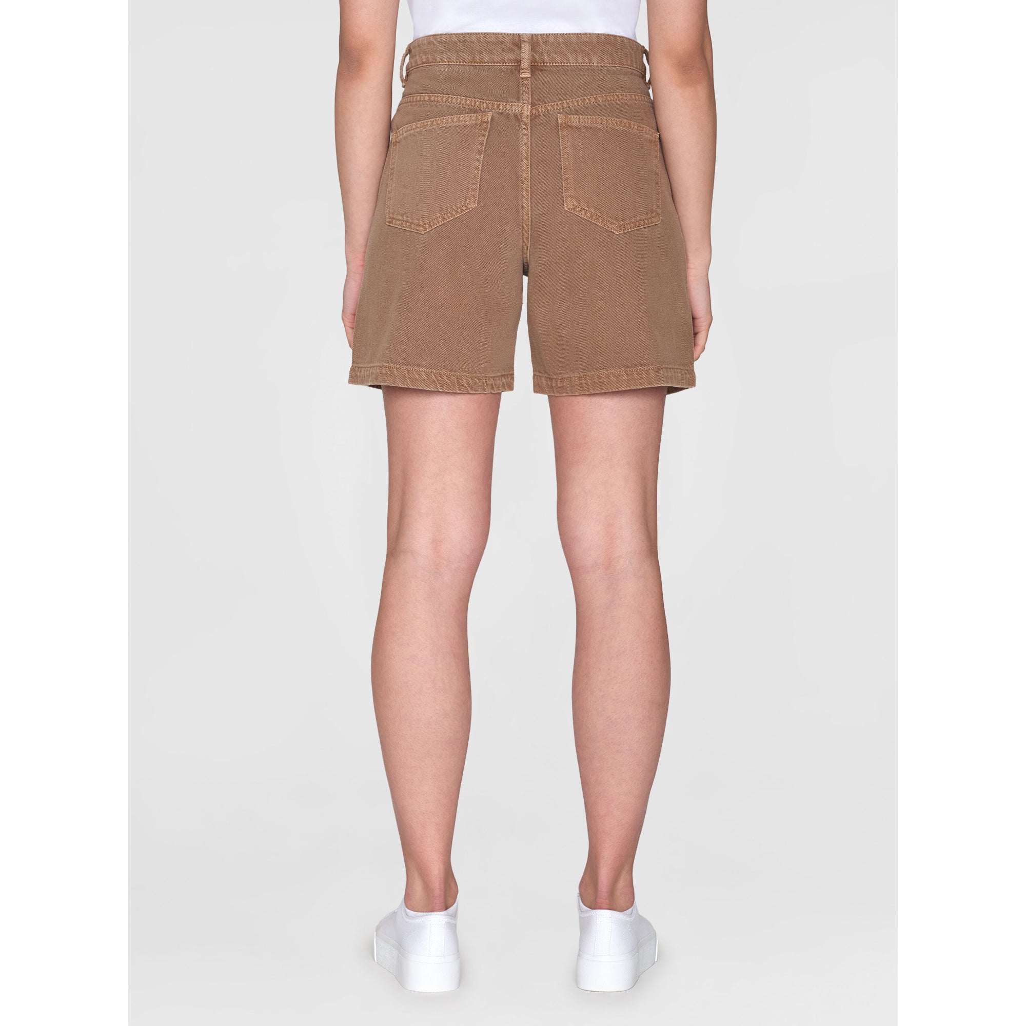 GALE gerade Mid-Rise Twill 5-Pocket-Shorts - GOTS/Vegan