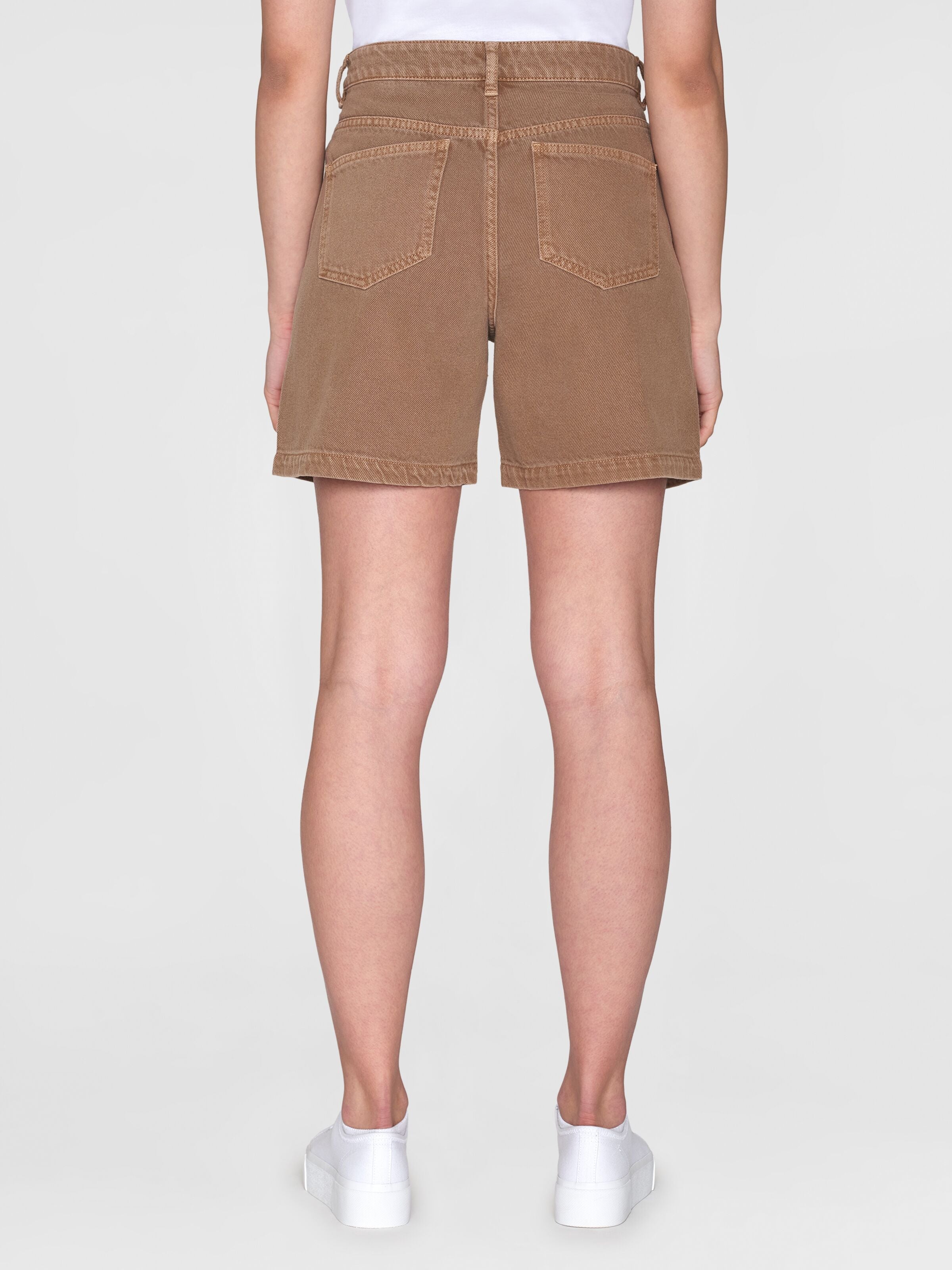 GALE gerade Mid-Rise Twill 5-Pocket-Shorts - GOTS/Vegan