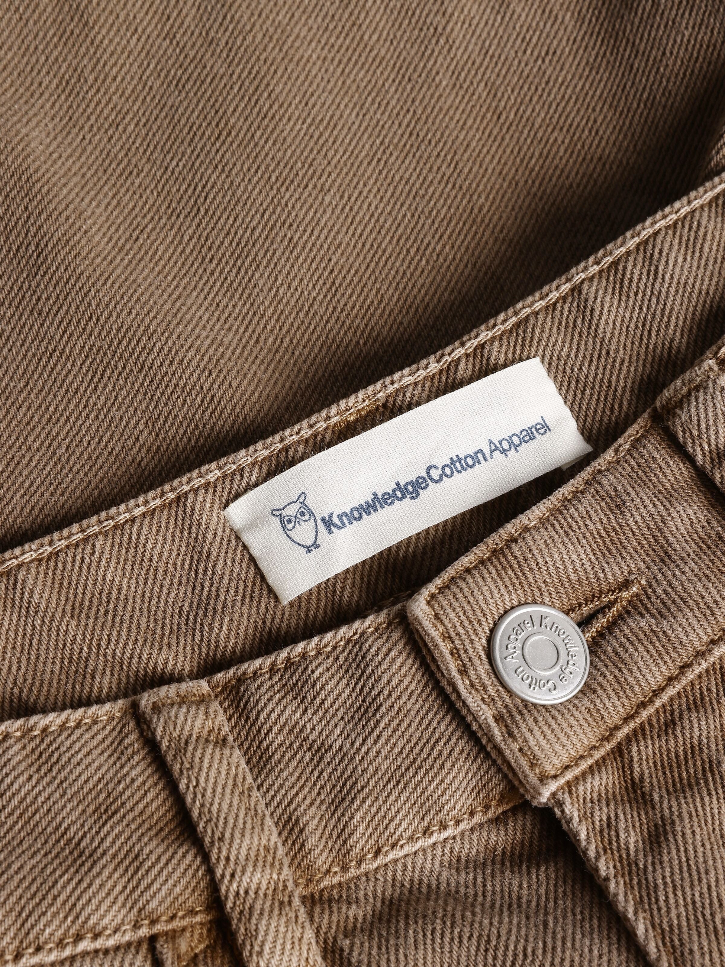 GALE gerade Mid-Rise Twill 5-Pocket-Shorts - GOTS/Vegan