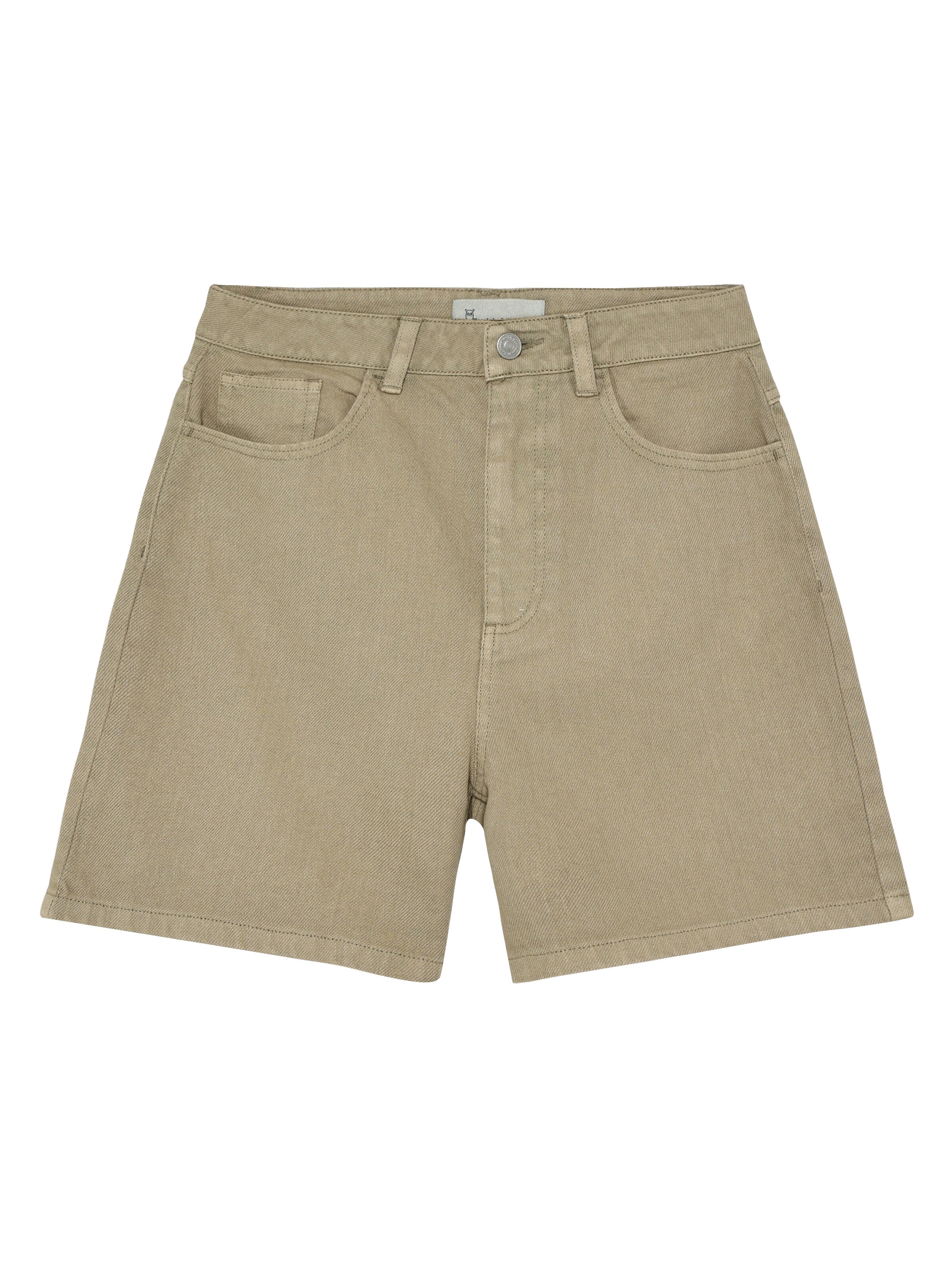 GALE gerade Mid-Rise Twill 5-Pocket-Shorts - GOTS/Vegan