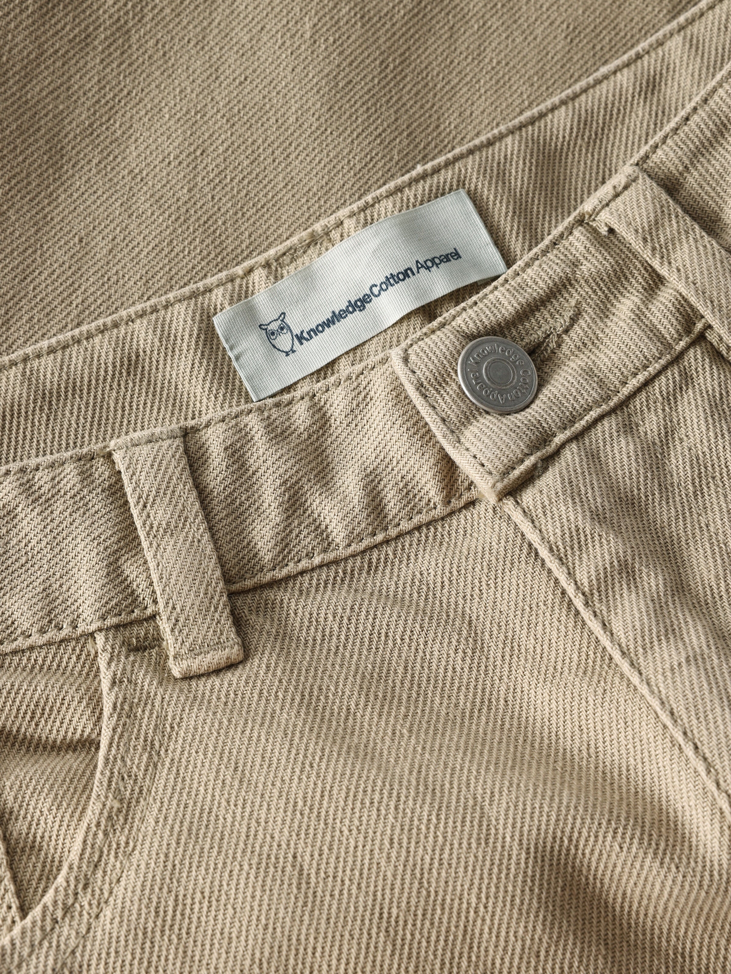 GALE gerade Mid-Rise Twill 5-Pocket-Shorts - GOTS/Vegan