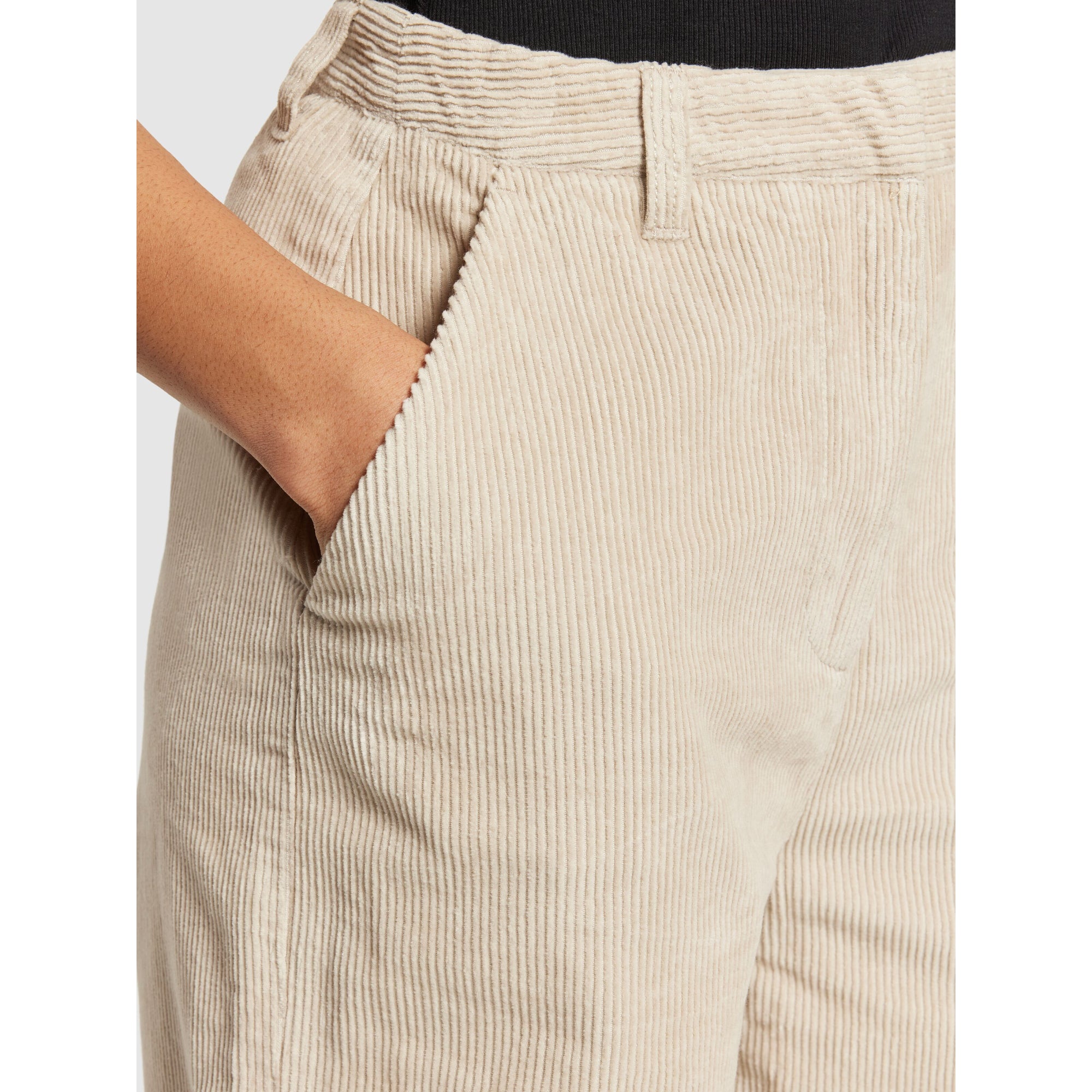 Cordhose POSEY Wide High-Rise aus Bio-Baumwolle