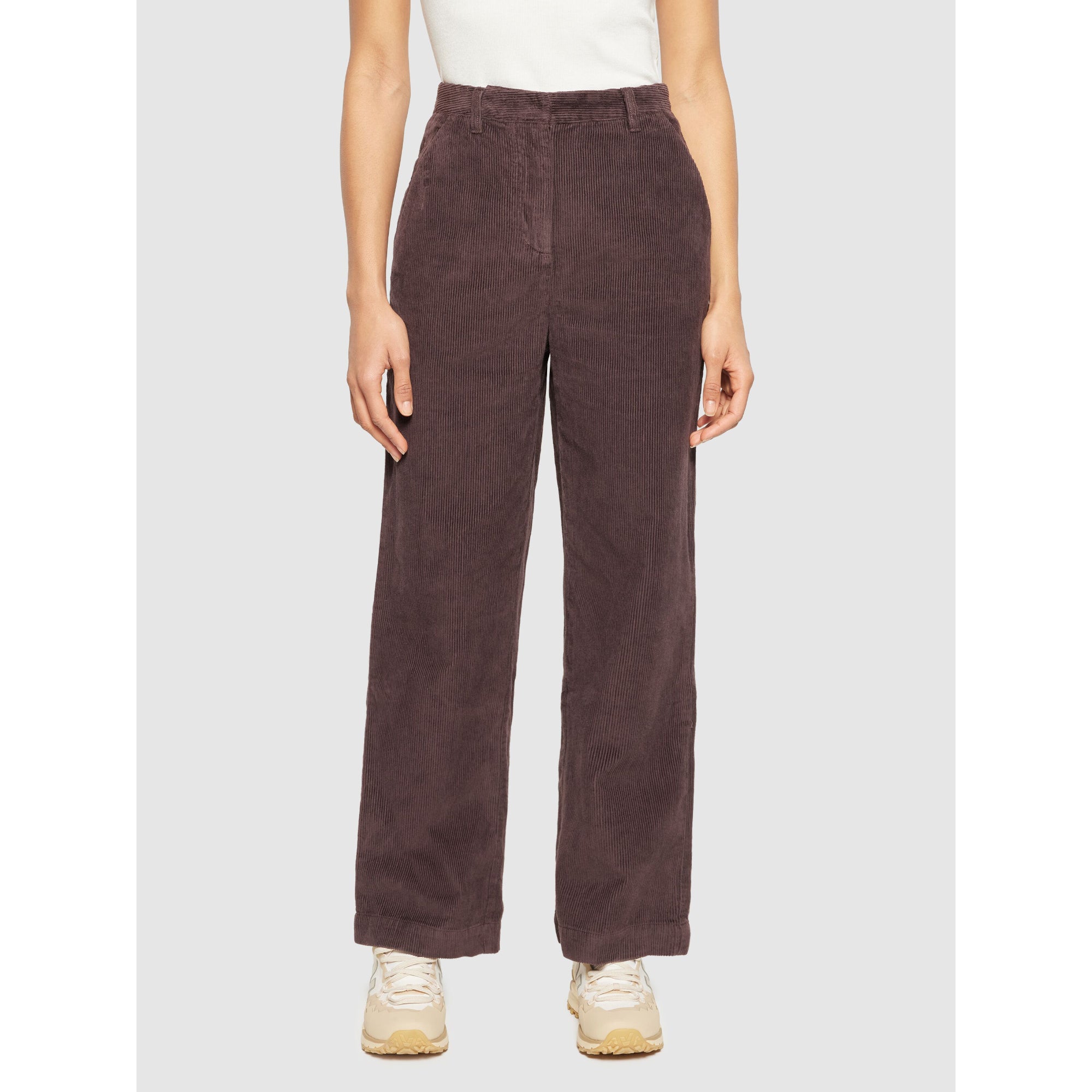 Cordhose POSEY Wide High-Rise aus Bio-Baumwolle