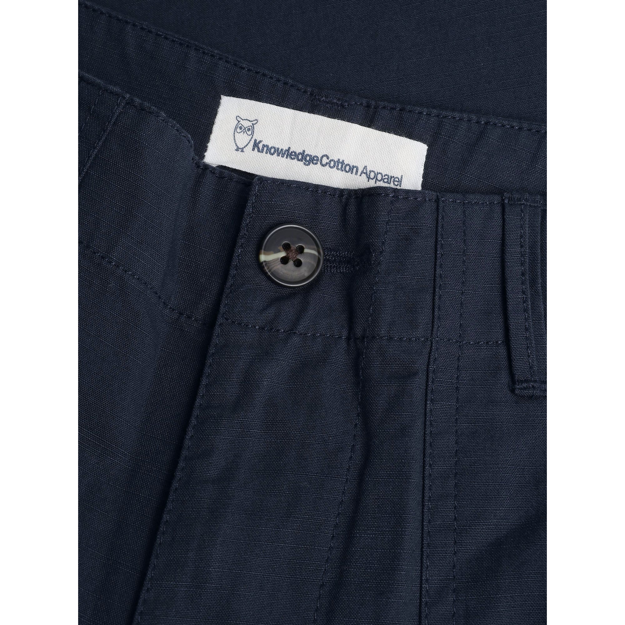 POSEY Midrise weite Slubgarn-Cropped-Hosen GOTS/Vegan