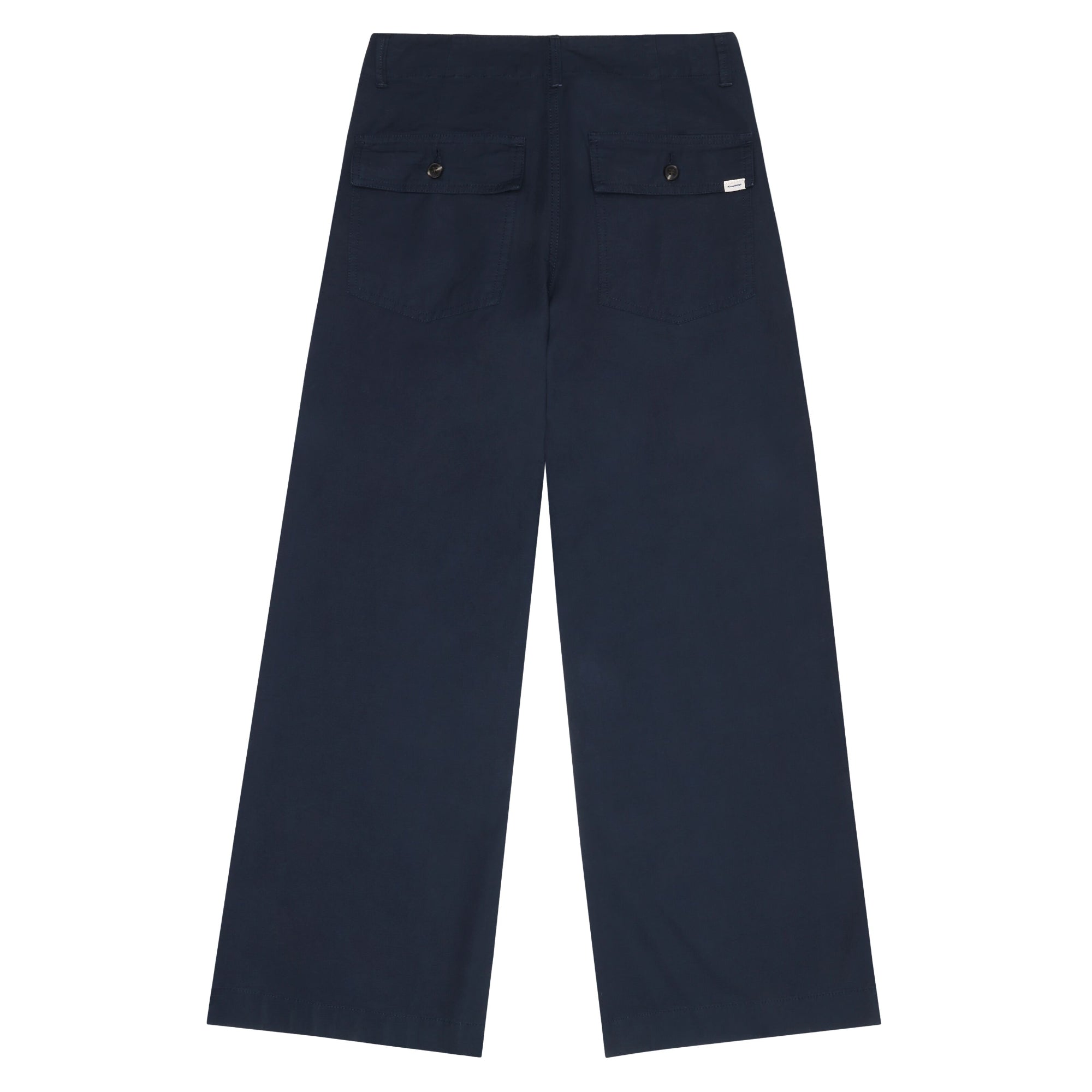 POSEY Midrise weite Slubgarn-Cropped-Hosen GOTS/Vegan